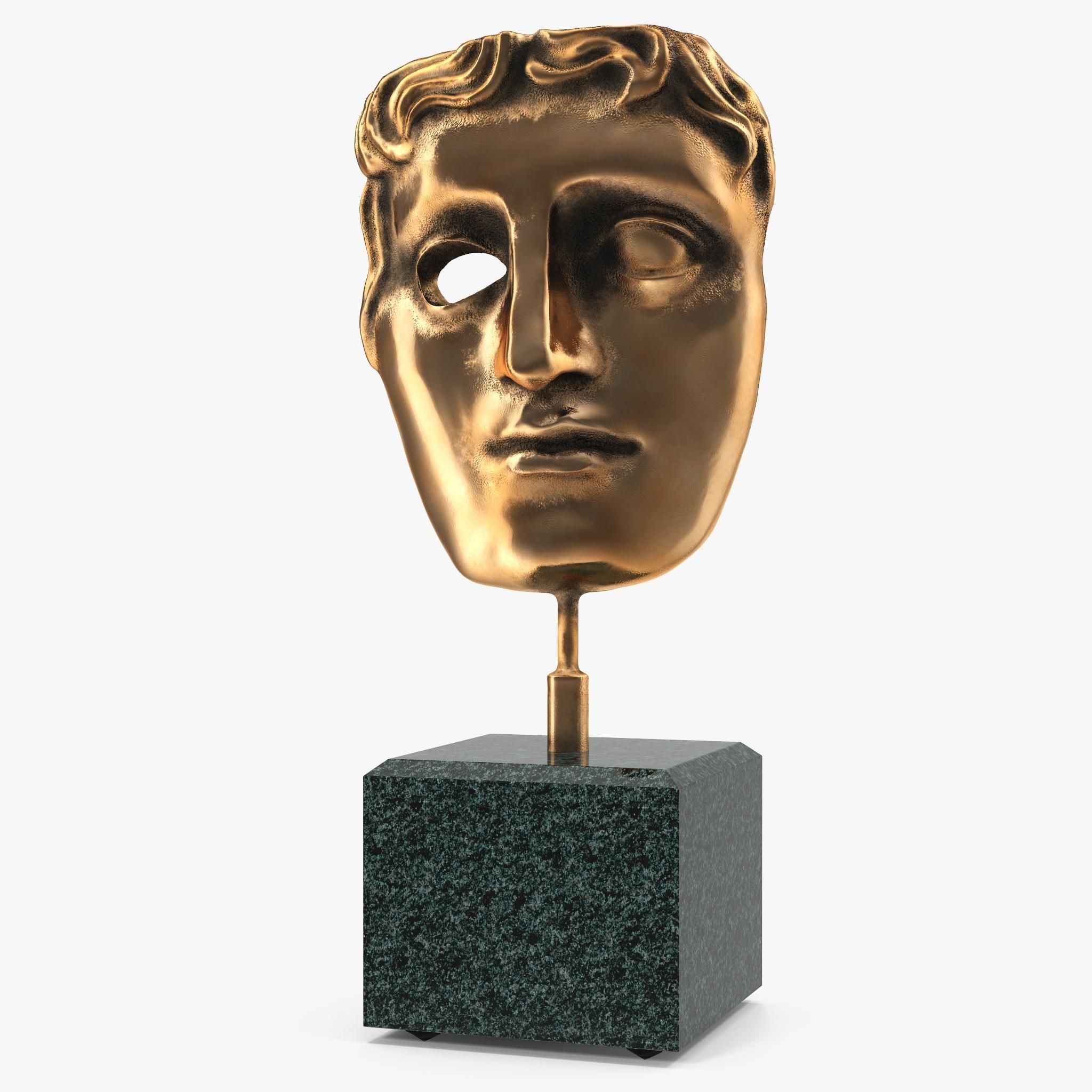 BAFTA Awards, Unique trophy design, 3D model, Symbol of achievement, 2050x2050 HD Phone