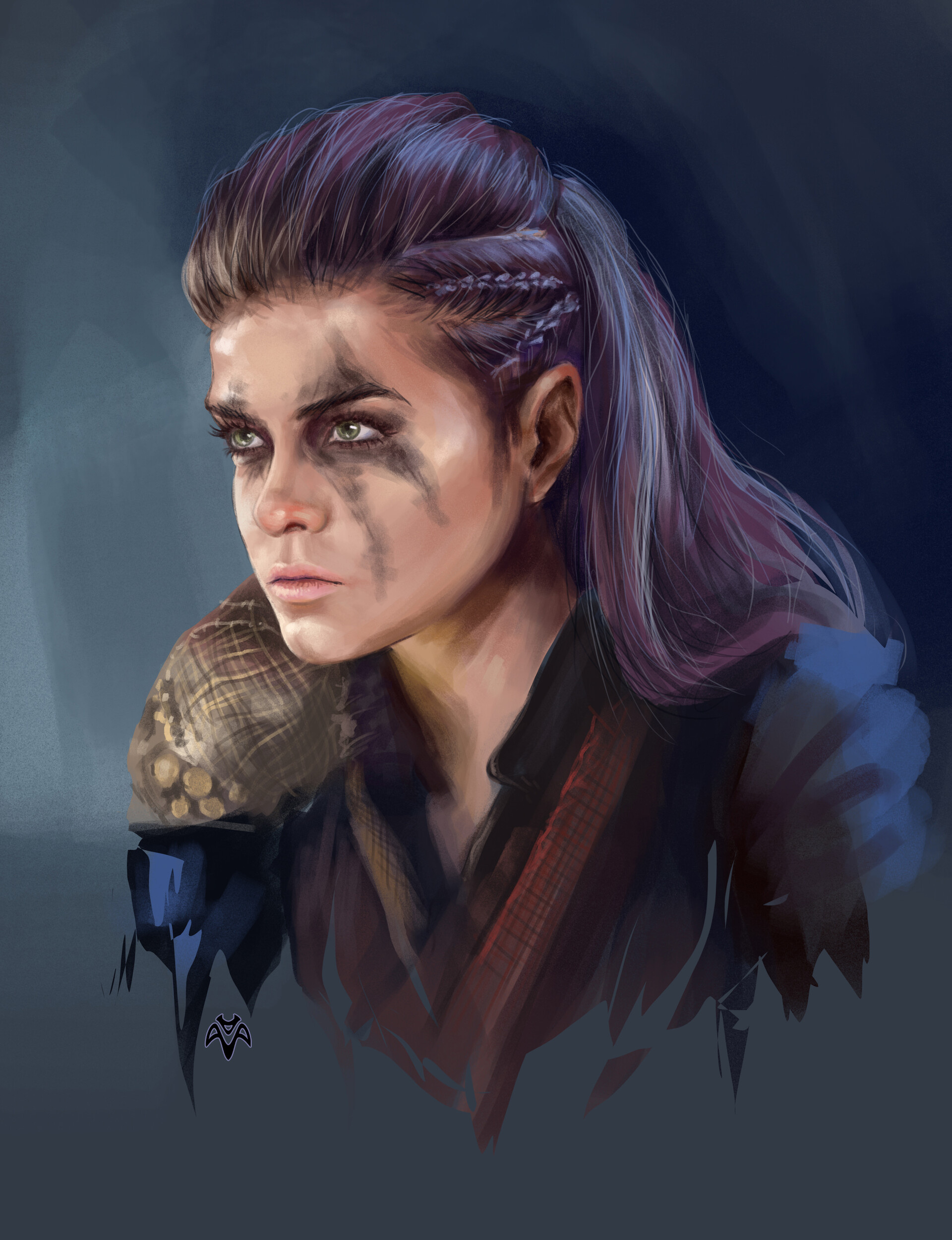 Octavia Blake fan art, Artistic expression, Attention to detail, Character evolution, 1920x2510 HD Handy