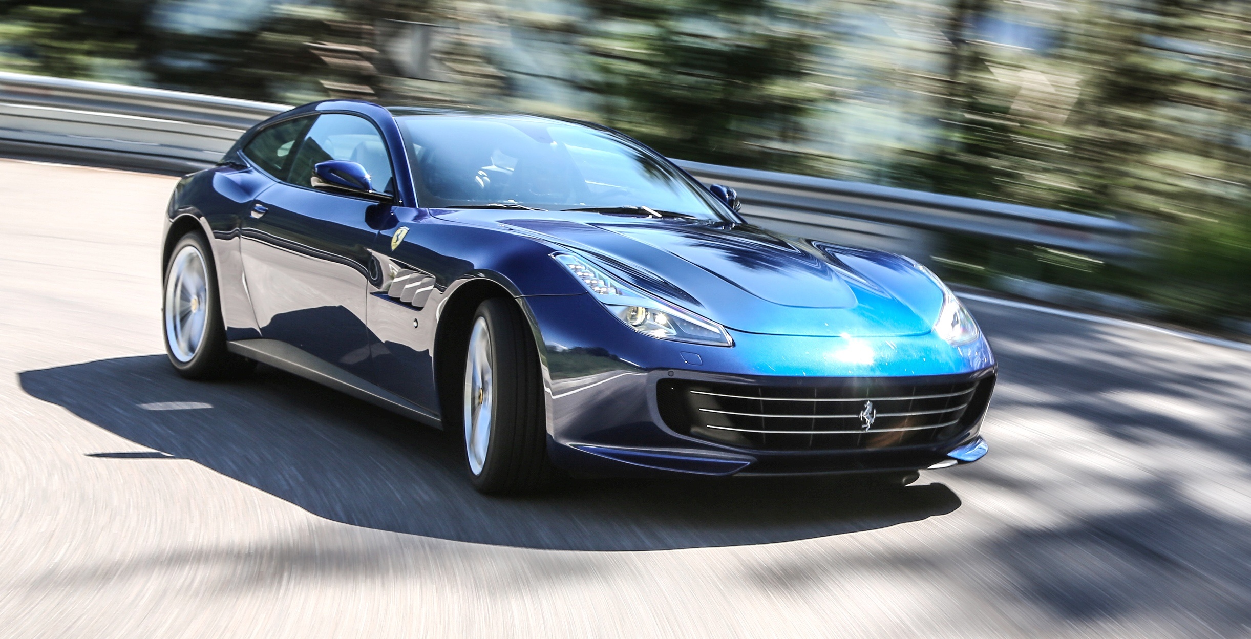 Ferrari GTC4 Lusso, Exhilarating performance, Breathtaking style, Unmatched luxury, 2450x1250 HD Desktop
