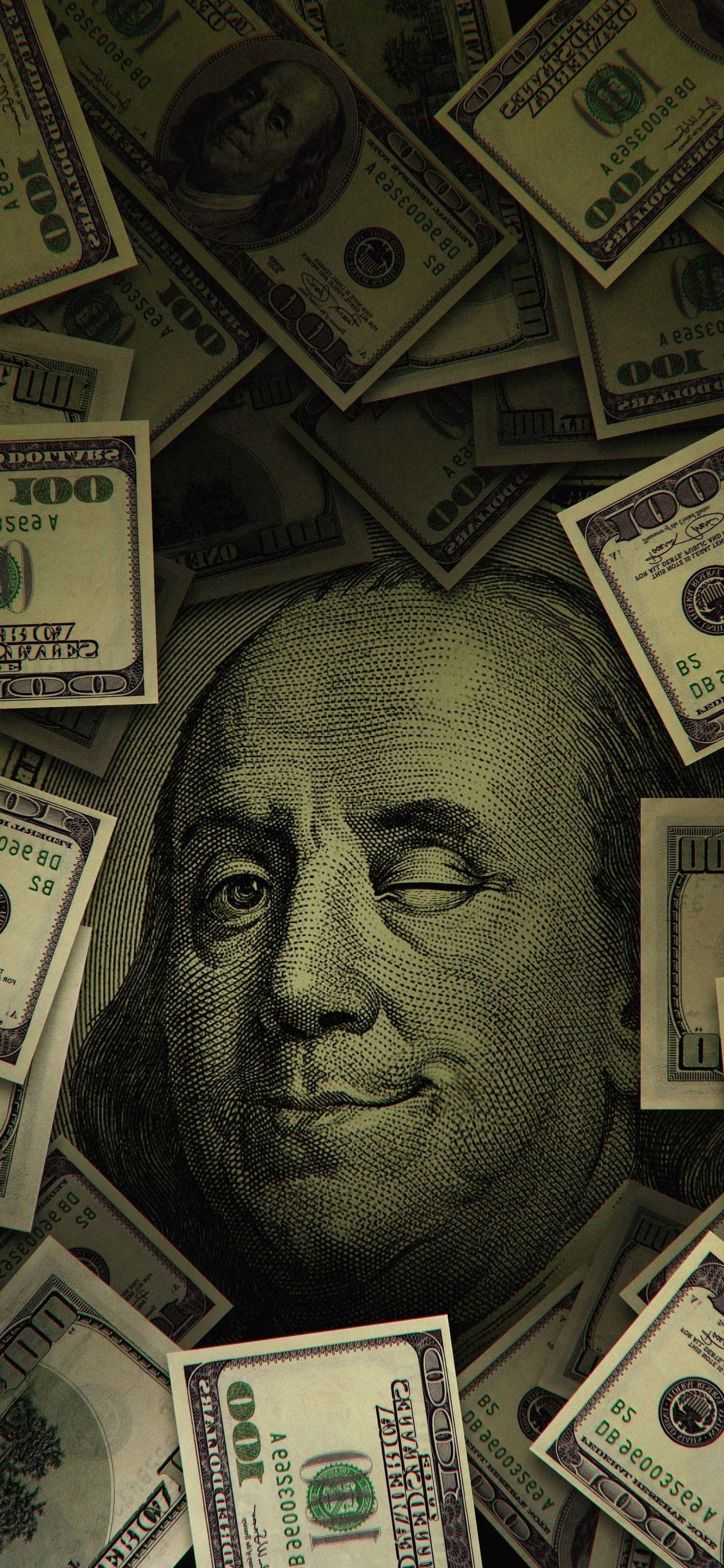 Franklin, Geld Wallpaper, 1410x3050 HD Handy