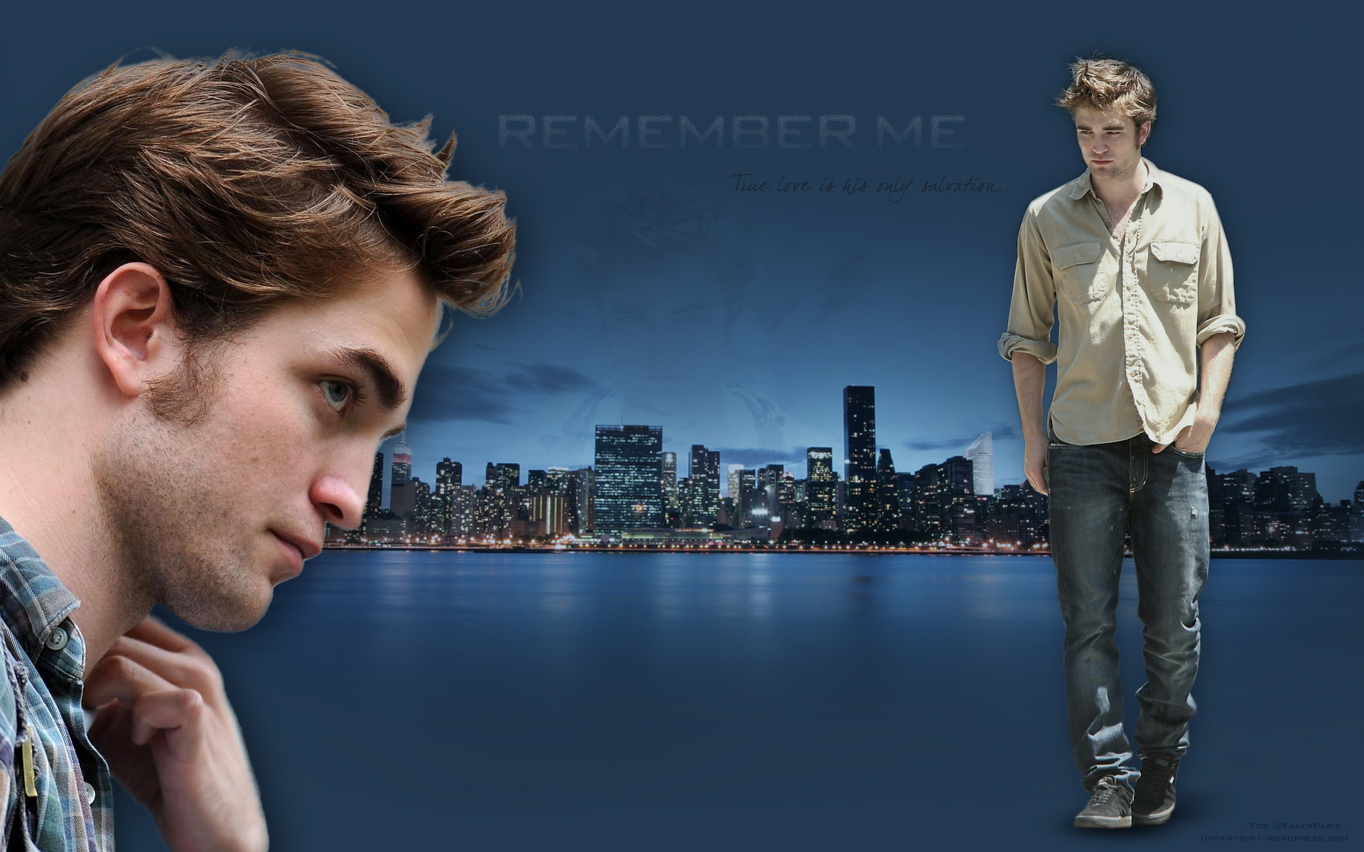 Remember Me movie, Fan-made poster, Loving tribute, Robert Pattinson, 1920x1200 HD Desktop