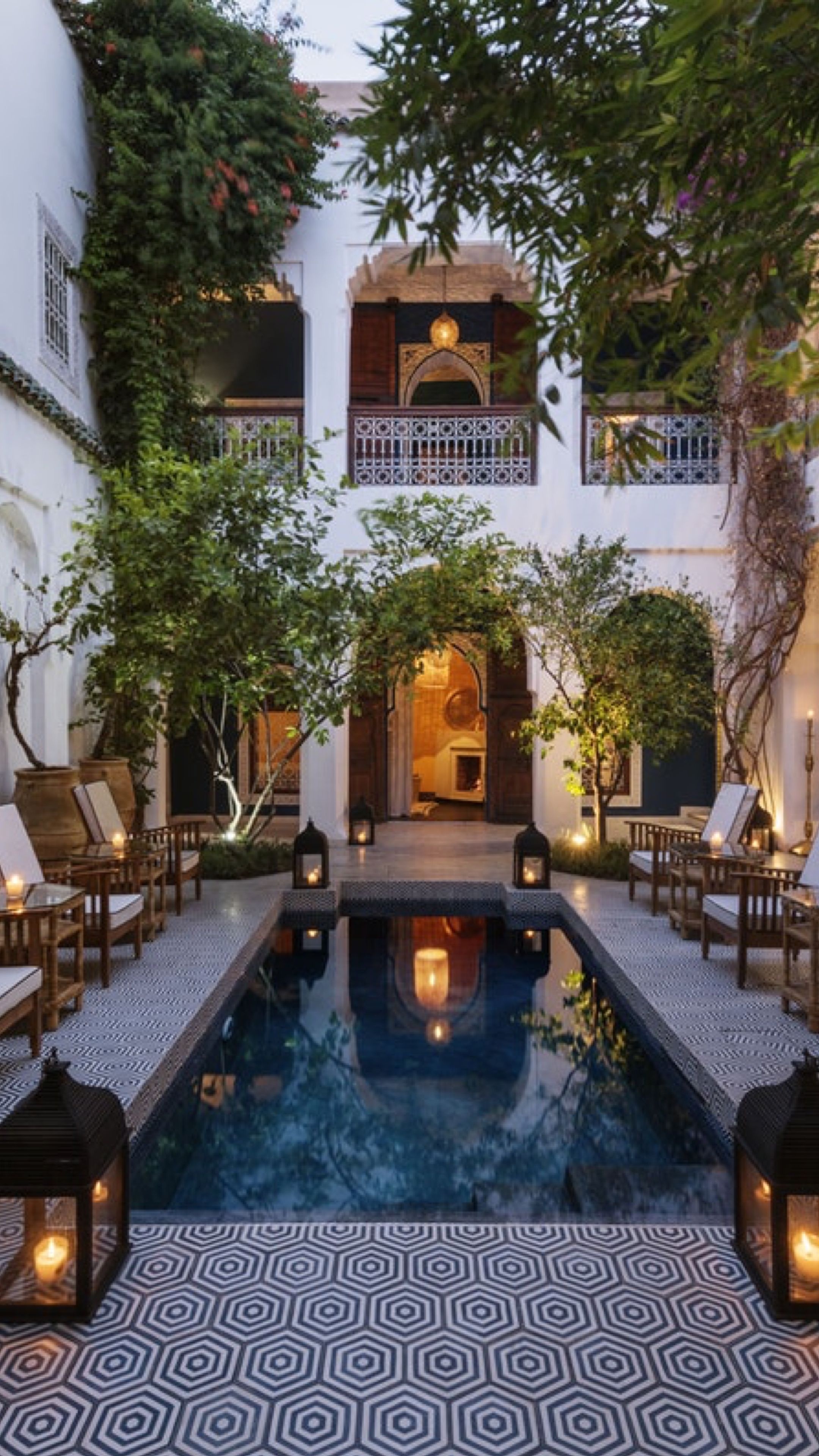 Riad Indigo luxury, Exquisite villa rentals, Architectural charm, Lavish living, 2160x3840 4K Phone