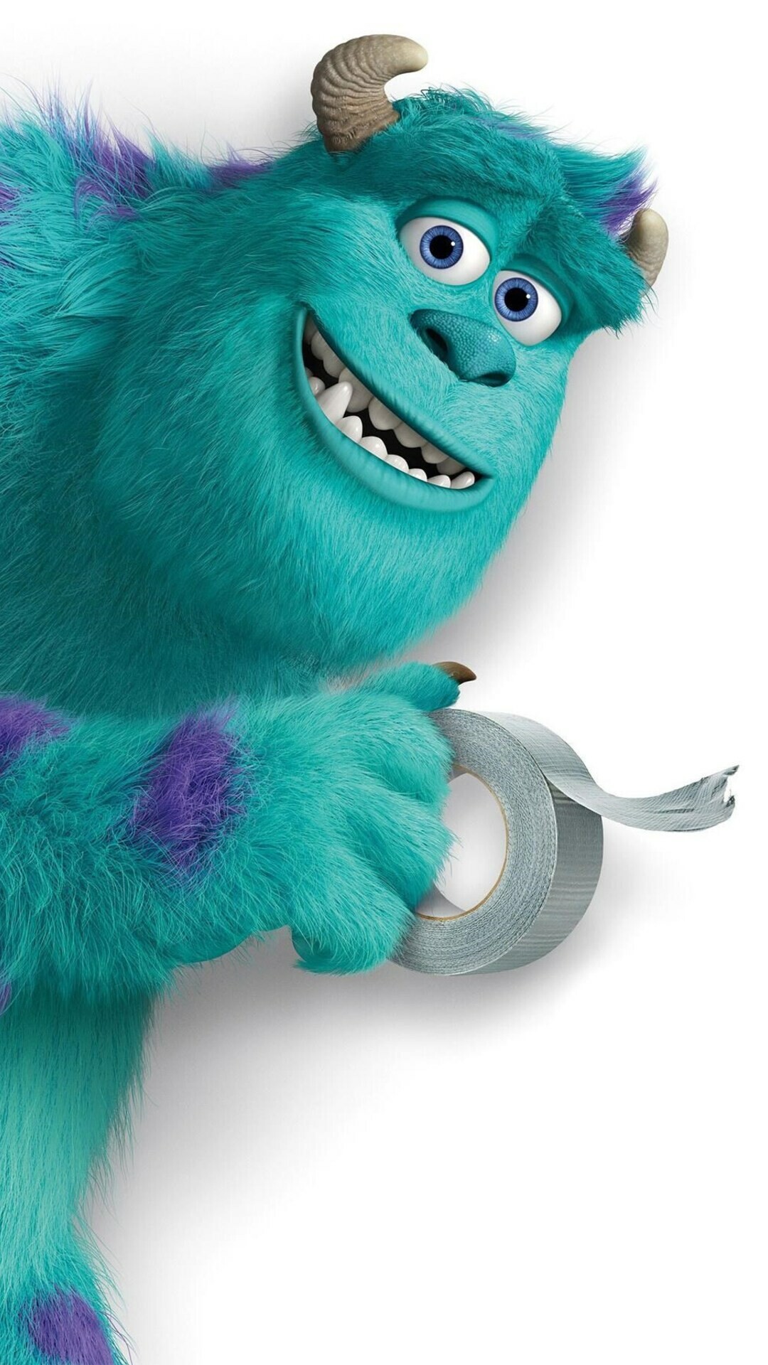 Monsters, Inc.: James P. Sullivan, One of the main characters of a 2001 American computer-animated monster comedy film. 1080x1920 Full HD Wallpaper.