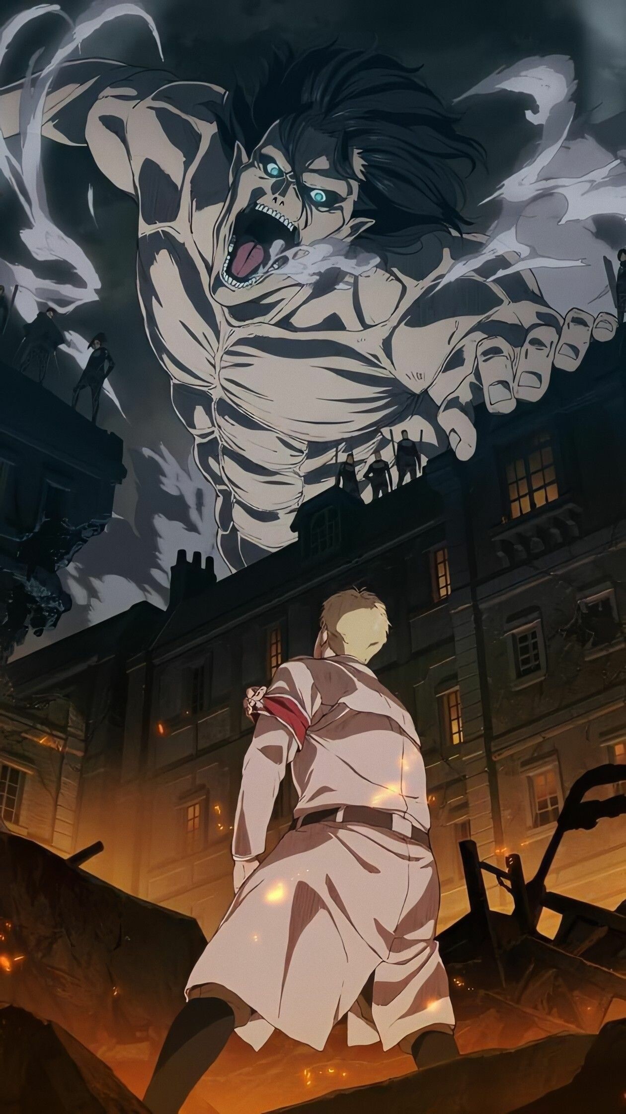 Attack on Titan: The Final Season: Shingeki no kyojin, A Japanese dark fantasy anime television series. 1260x2240 HD Wallpaper.