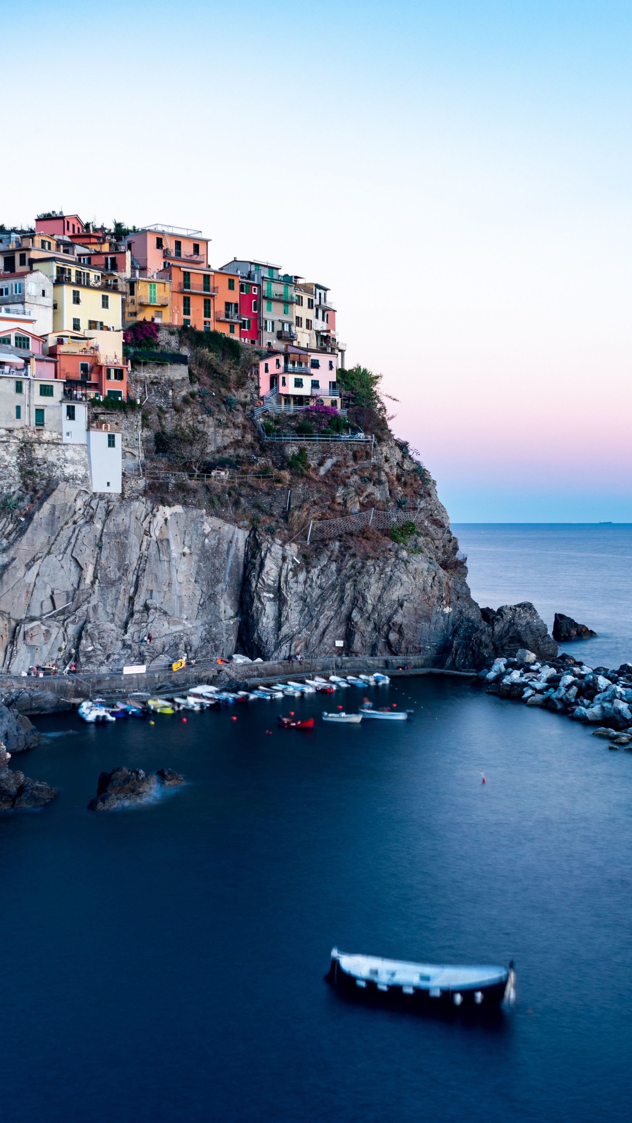Cinque Terre, Beautiful coastal city, Samantha Johnson, 2160x3840 4K Phone