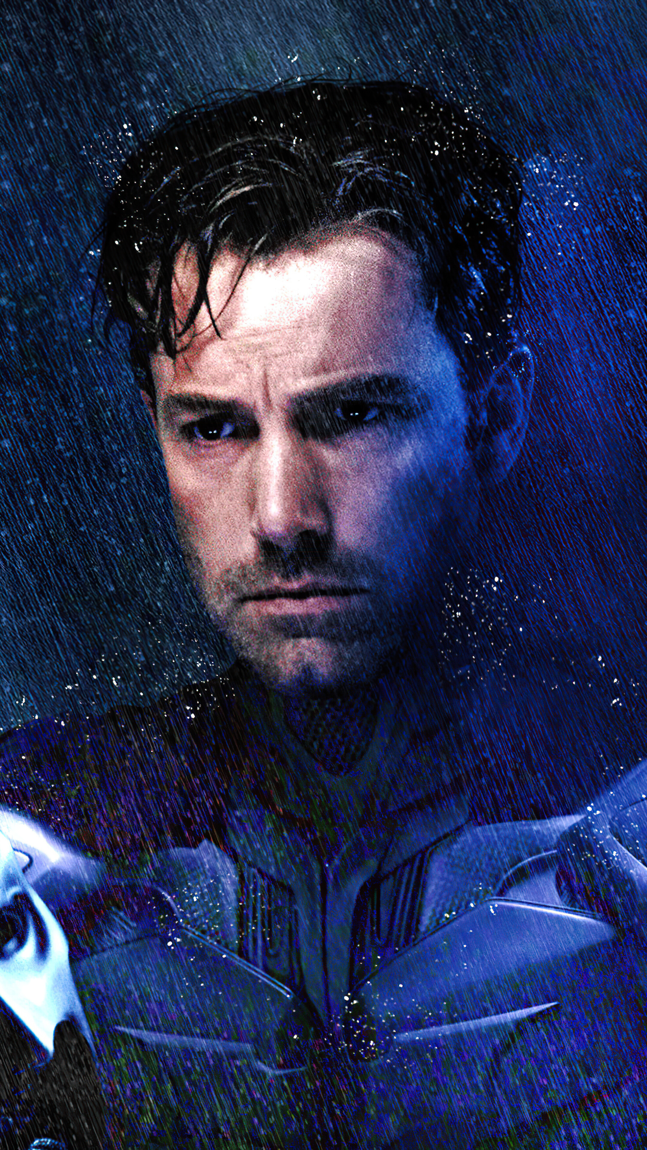 Ben Affleck: The Dark Knight Rises, A DC Comics character. 2160x3840 4K Wallpaper.