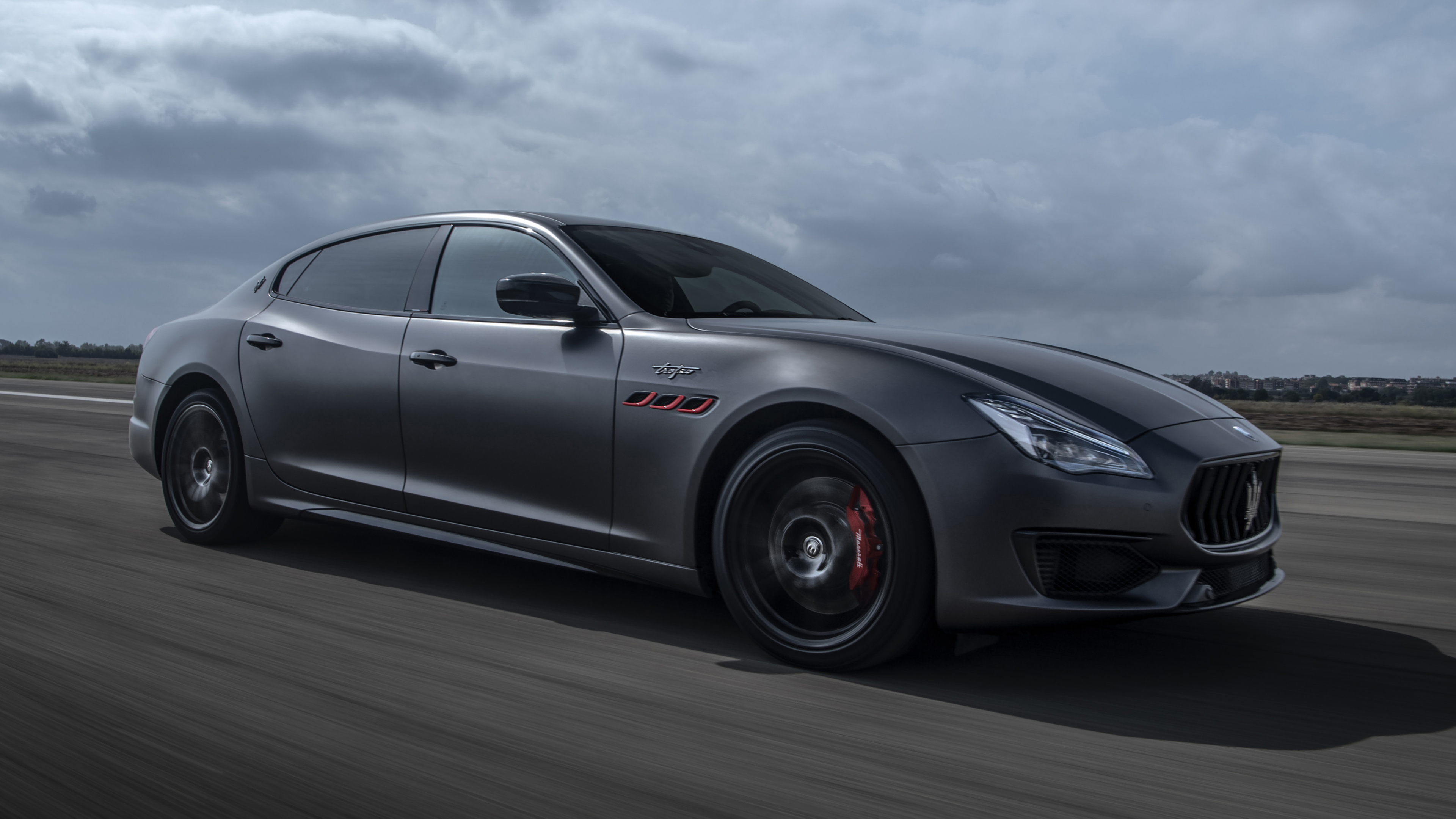 Maserati Quattroporte, Trofeo carbon pack, 2022 model, Luxury car, 3840x2160 4K Desktop