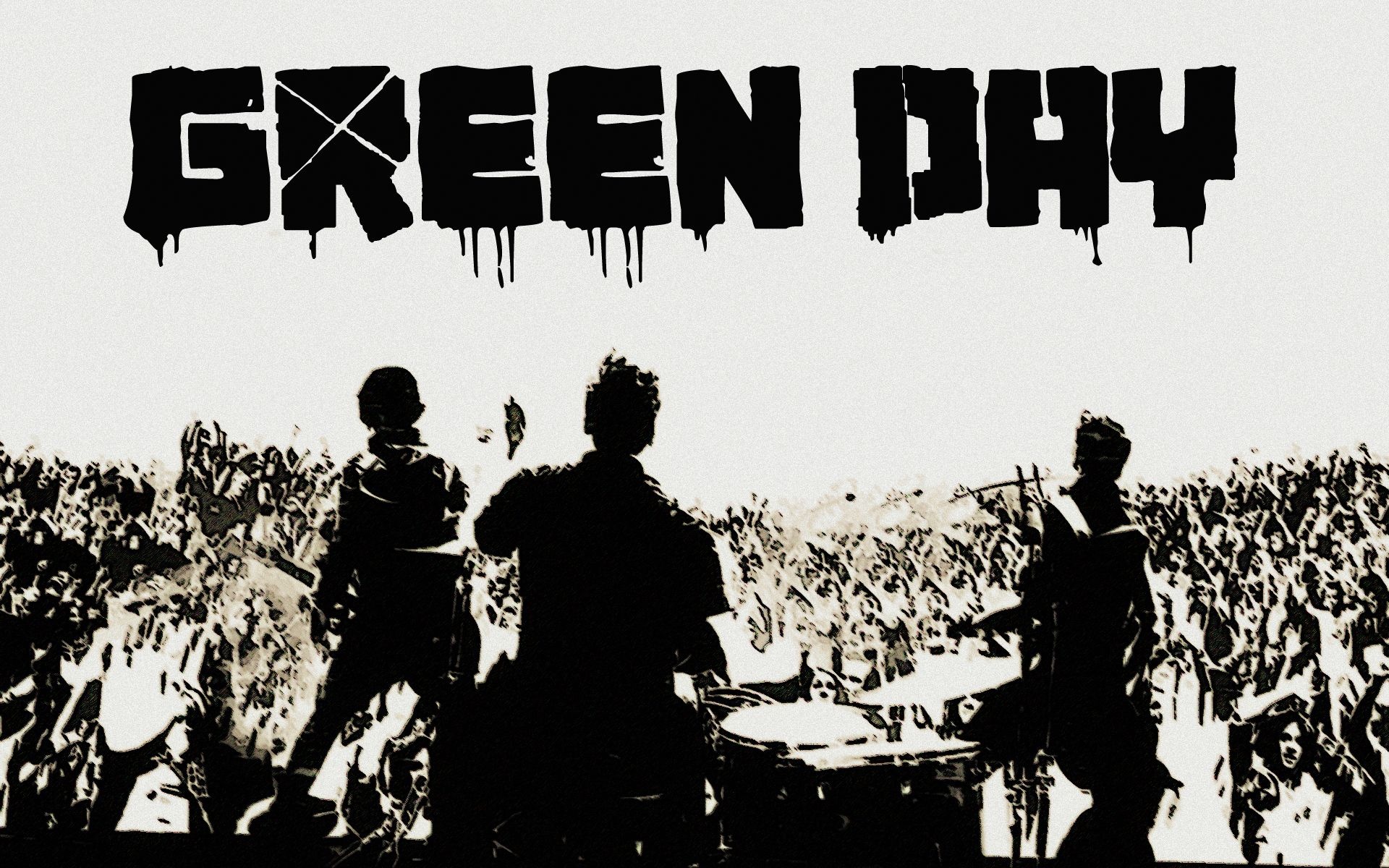 Green Day (Band): The group that has been nominated for 20 Grammy awards and has won five of them. 1920x1200 HD Wallpaper.
