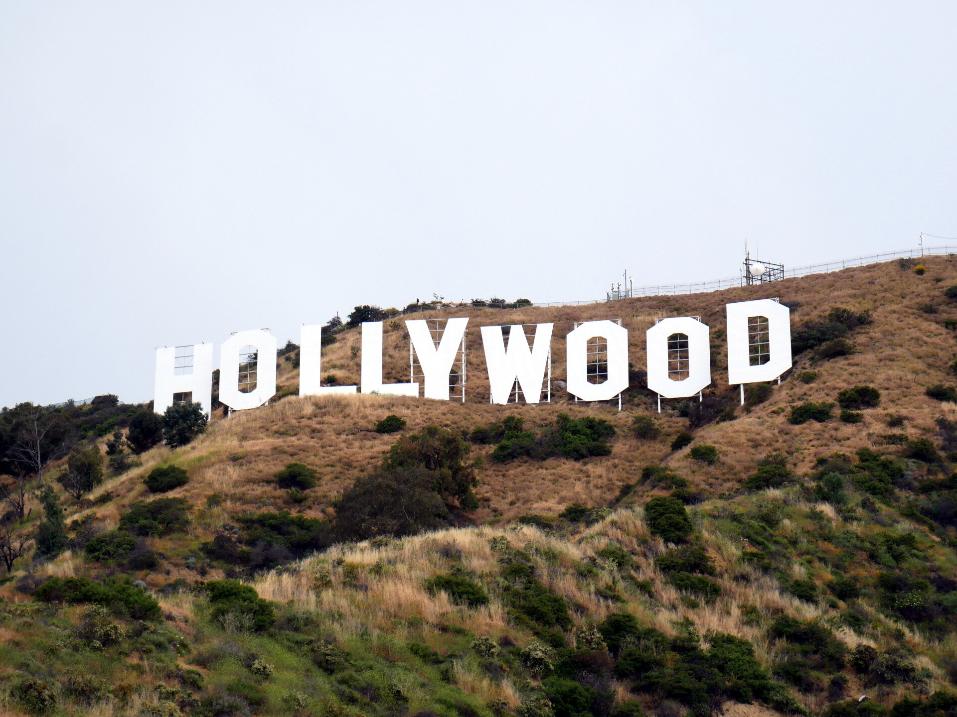 Hollywood Sign: An American cultural icon and landmark located in Los Angeles, California. 1920x1440 HD Wallpaper.