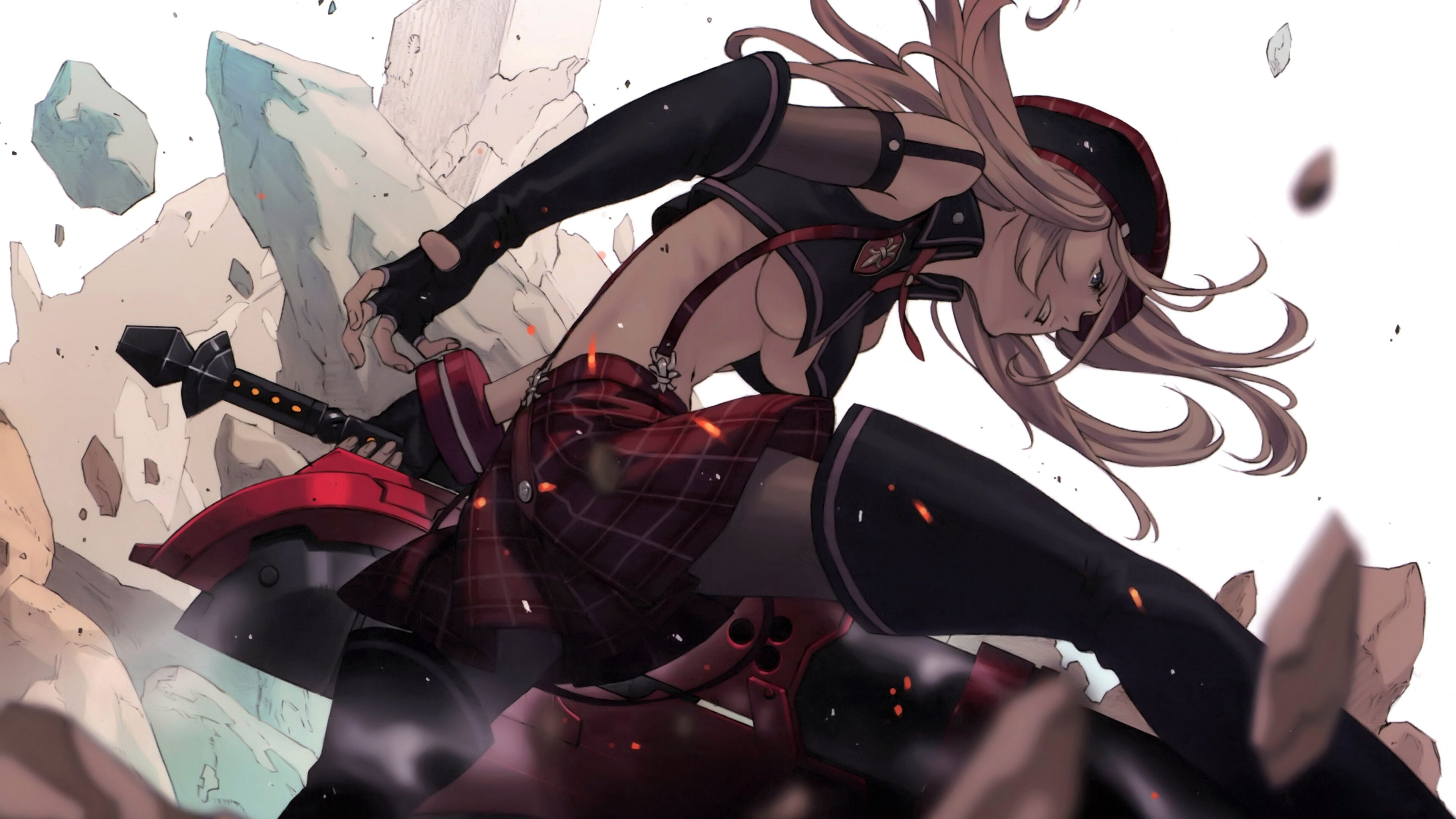 God Eater (TV series): Alisa Ilinichina Amiella, An arrogant person who always says what's on her mind. 3840x2160 4K Wallpaper.