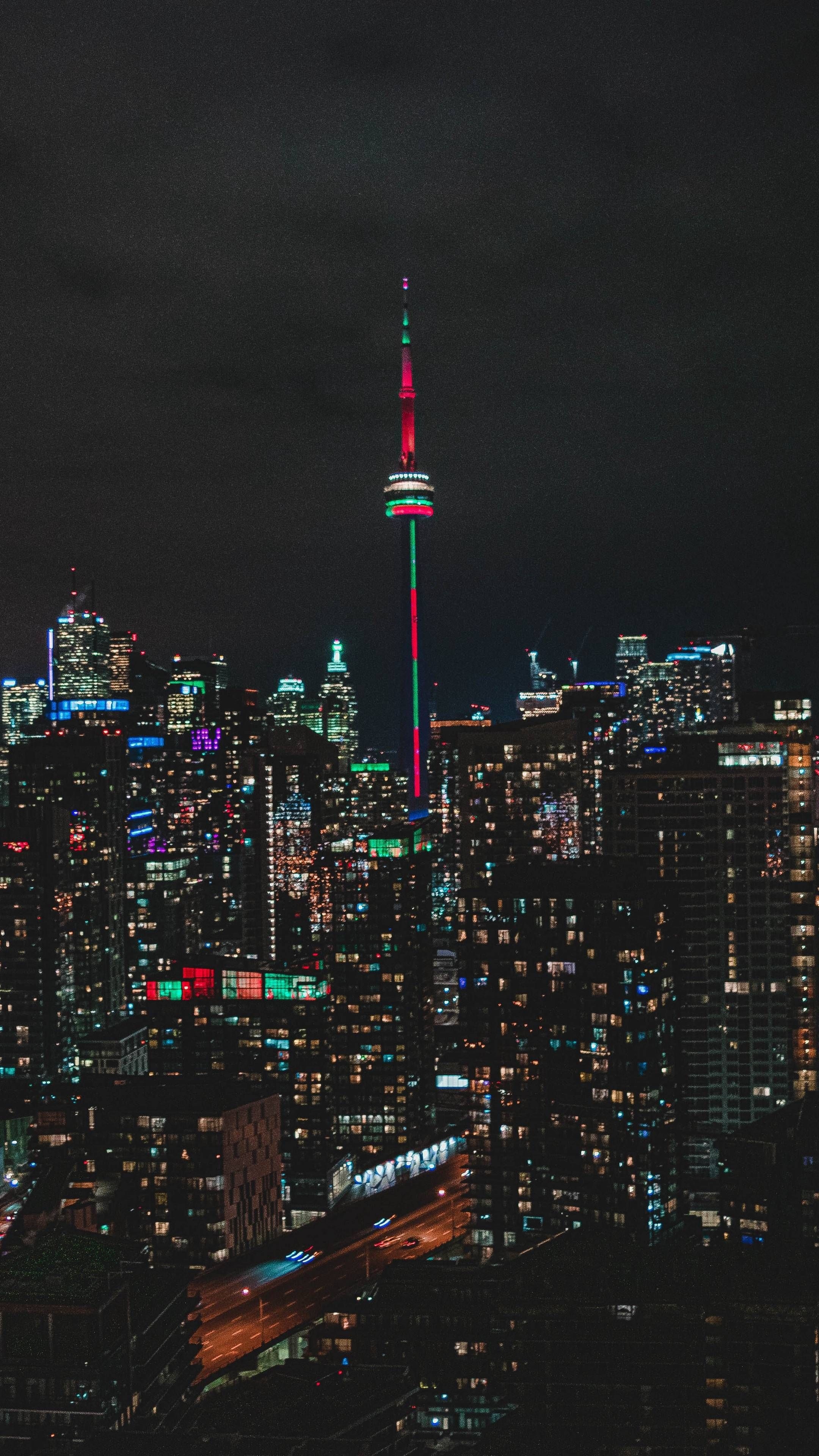 Torontos ikonischer CN Tower, 2160x3840 4K Handy