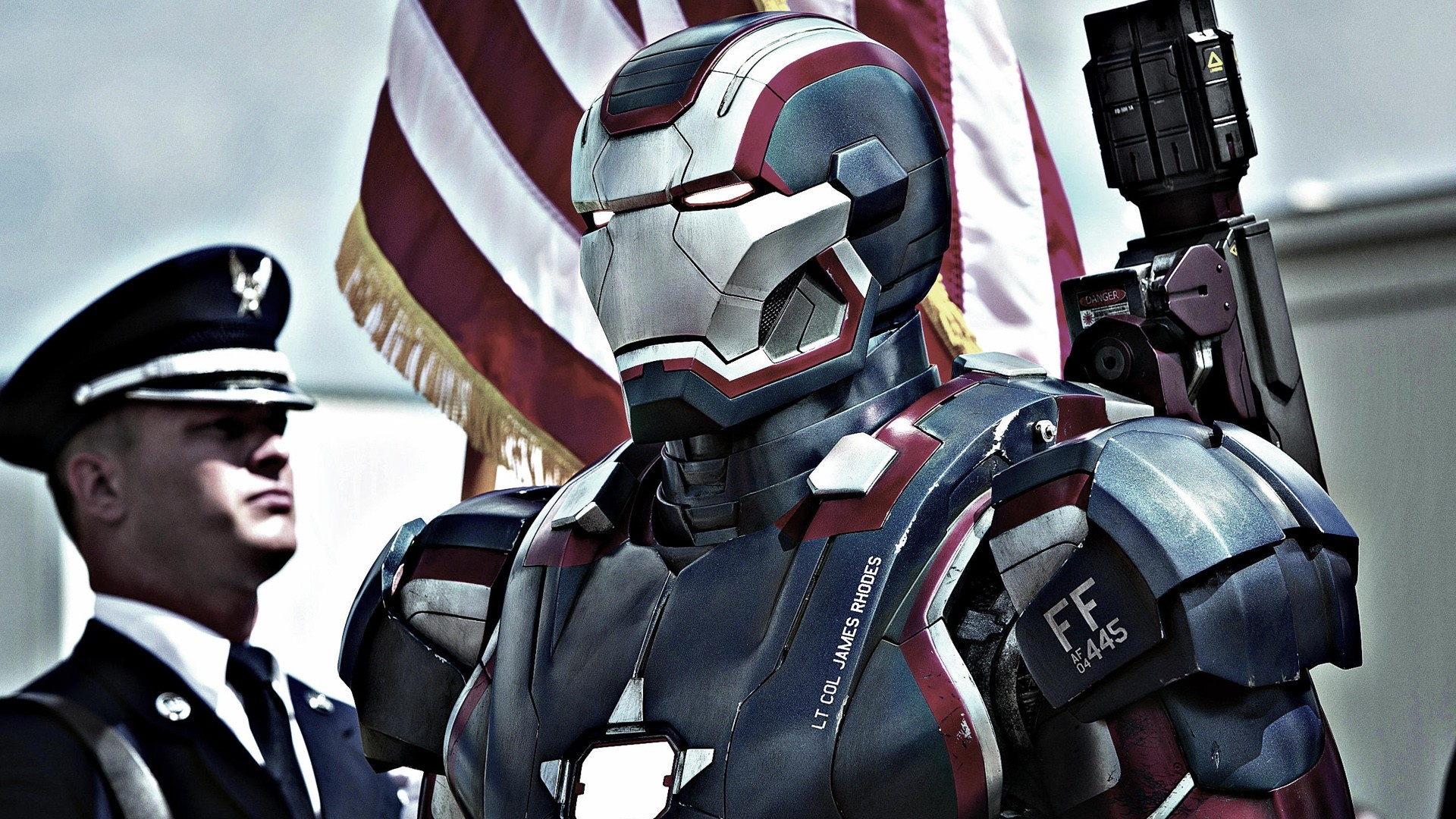Iron Patriot, Movie character, Iron man suit, Zoey Mercado, 1920x1080 Full HD Desktop