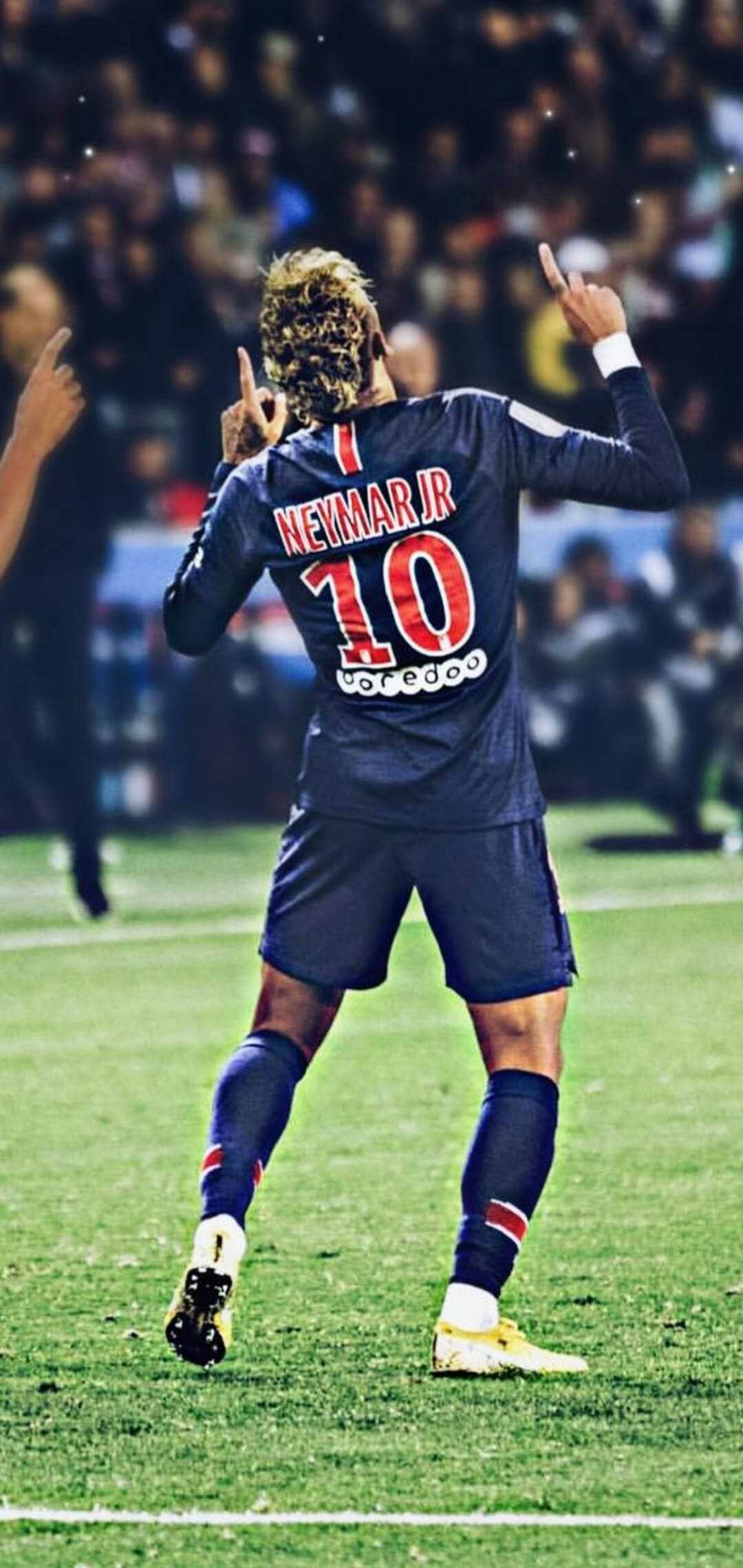 Neymar: ESPN cited him as the world's fourth-most famous athlete in 2016. 1080x2280 HD Background.