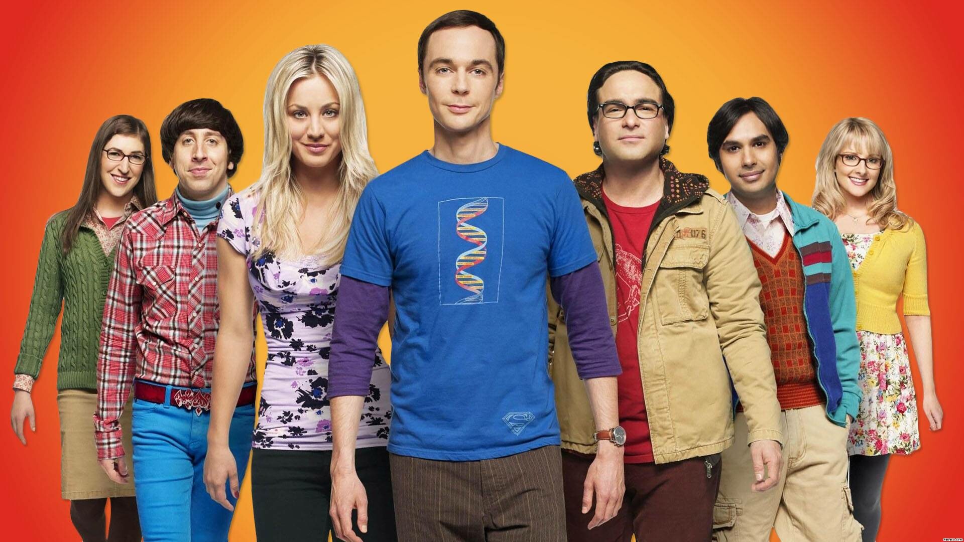 The Big Bang Theory: The longest-running multi-camera sitcom in U.S. TV history. 1920x1080 Full HD Background.