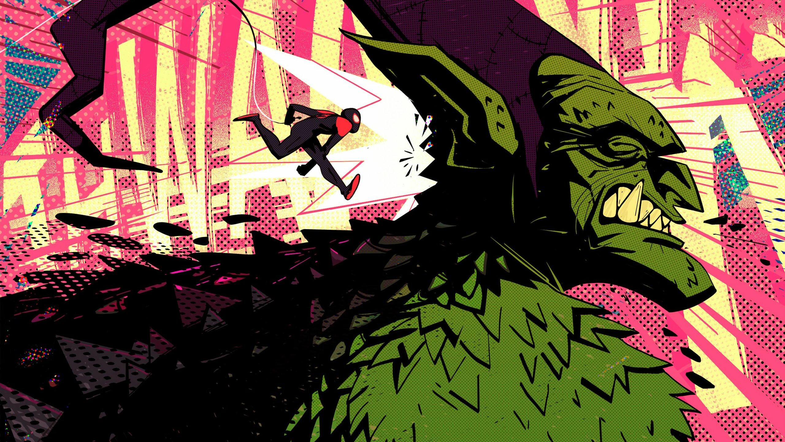 Green Goblin: The main archenemy of Spider-Man, Animation. 2560x1440 HD Wallpaper.