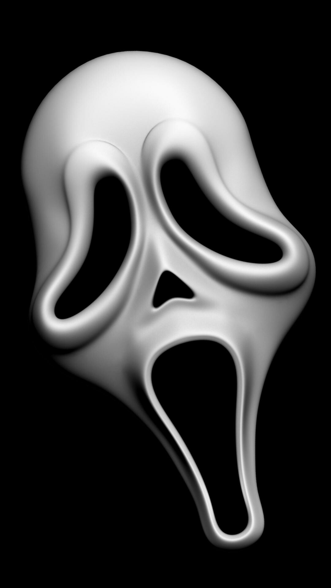 Scream (2022): The Ghostface attempting to finish off some of the original survivors. 1080x1920 Full HD Background.