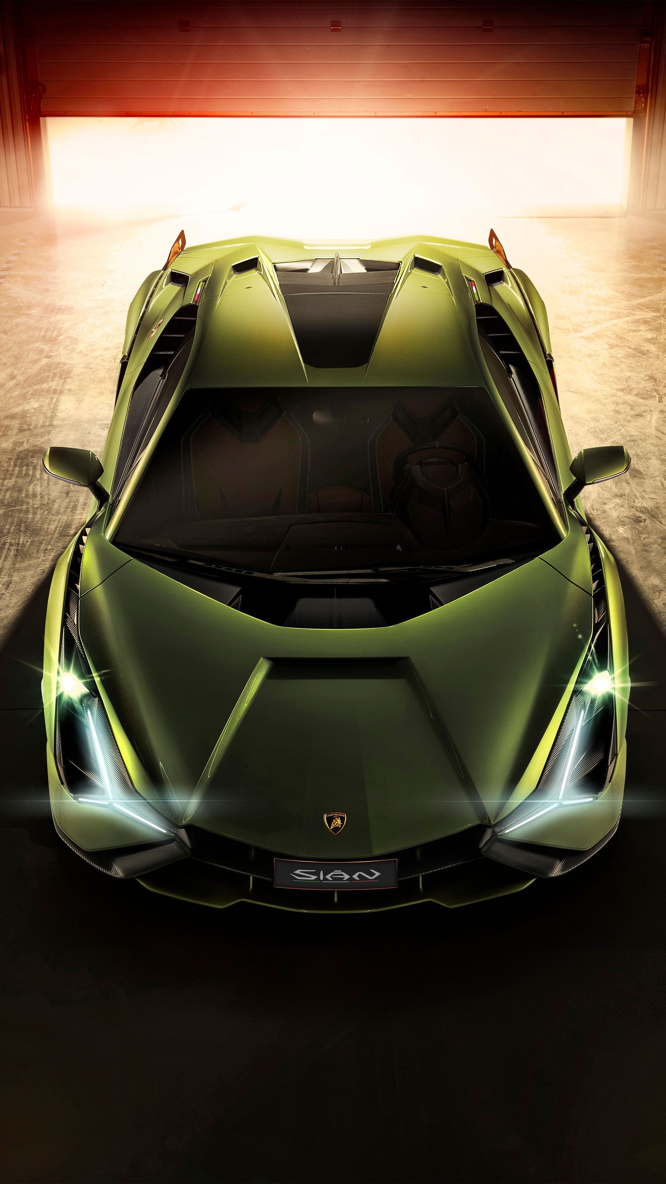 Lamborghini Sian, Roadster, HD wallpapers, Luxury car, 2160x3840 4K Handy
