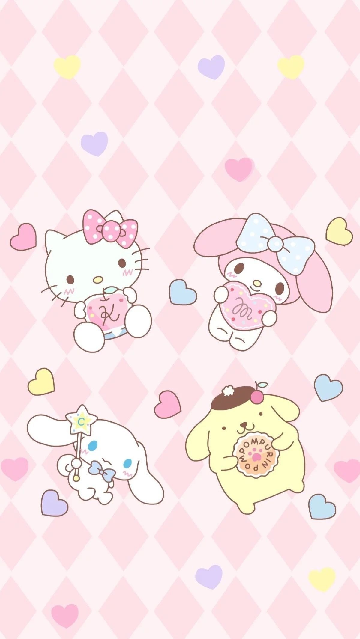 Hello Kitty and Friends, Character phone wallpaper, Michelle Thompson, 1200x2140 HD Phone
