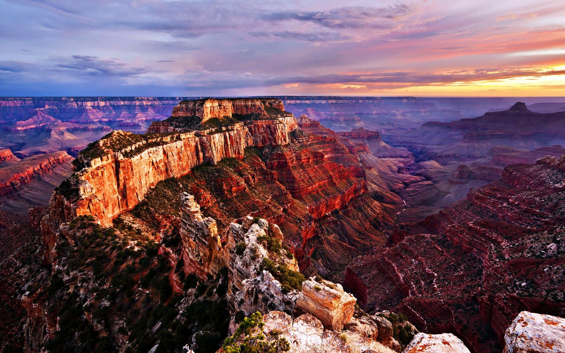 Grand Canyon: It contains some of the oldest exposed rock on Earth, Gorge. 1920x1200 HD Wallpaper.