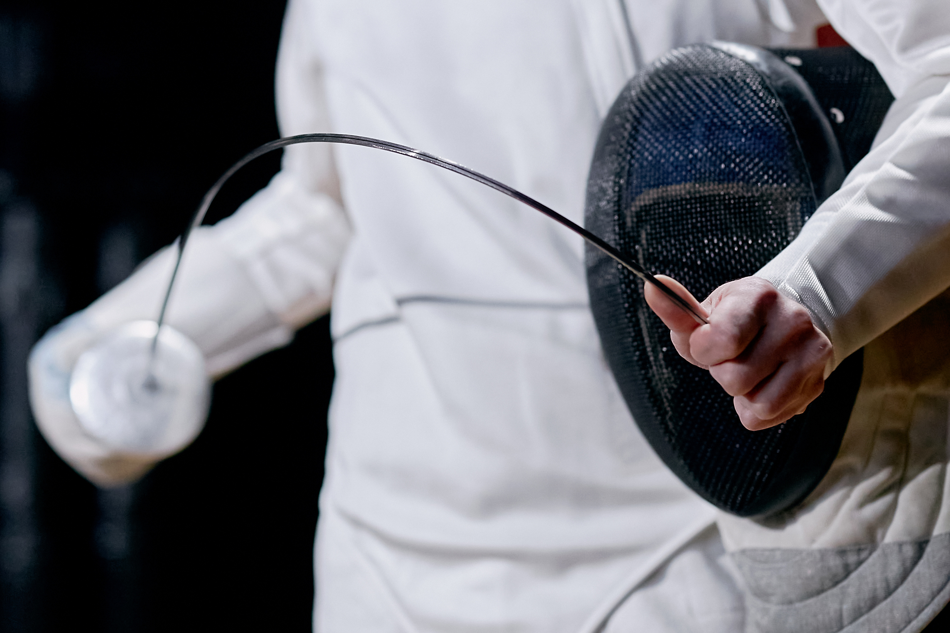Fencing: A foil, One of the three metal weapons used in the combat sport. 3100x2070 HD Background.