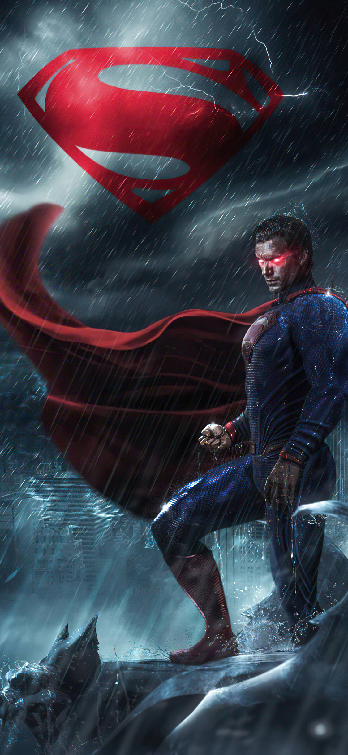 Man of Steel, Superman sequel, iPhone wallpapers, High definition visuals, 1130x2440 HD Handy
