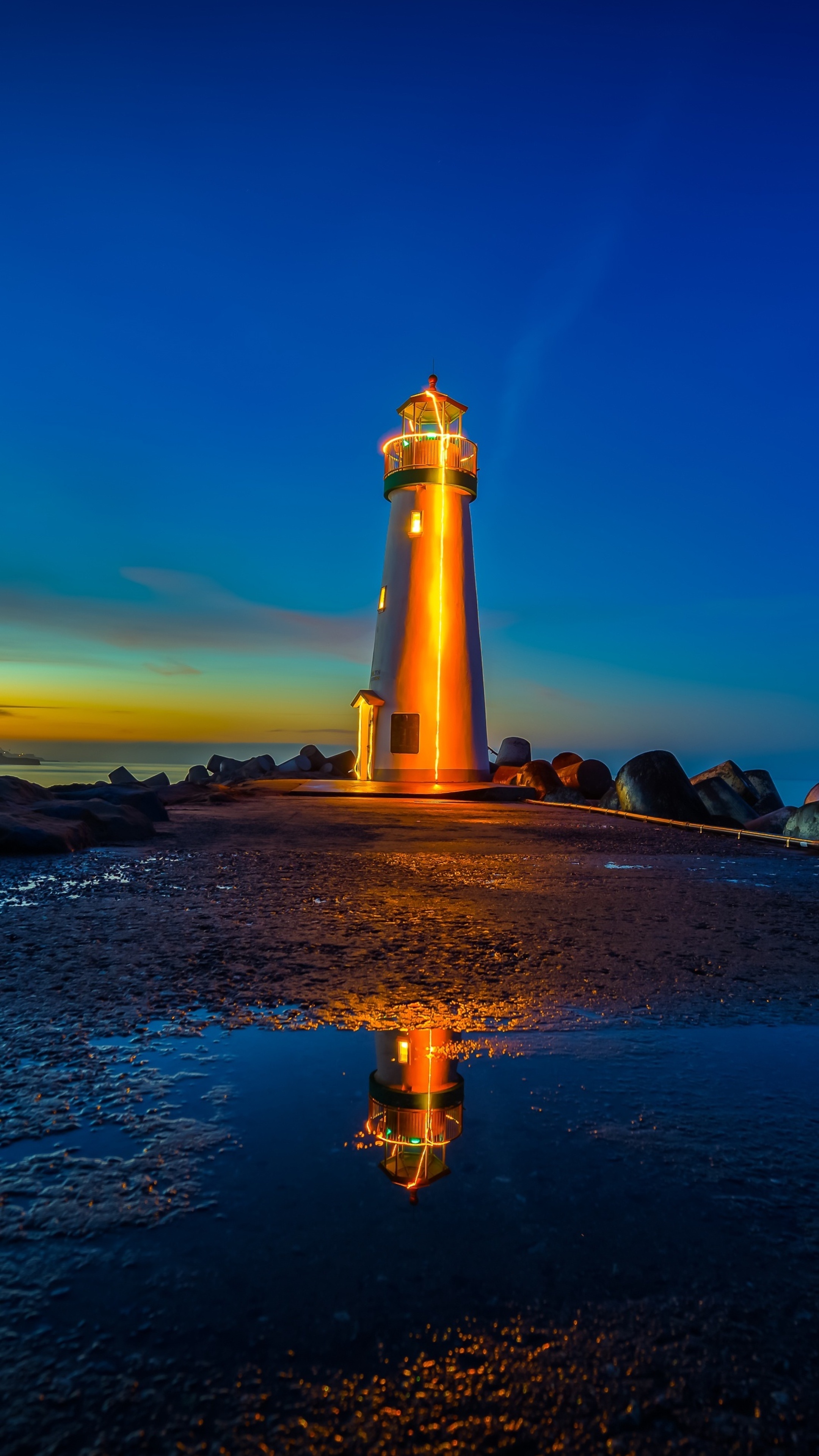 Lighthouse sunrises, Lighthouse sunsets, Monterey Bay, Sony Xperia, 2160x3840 4K Phone
