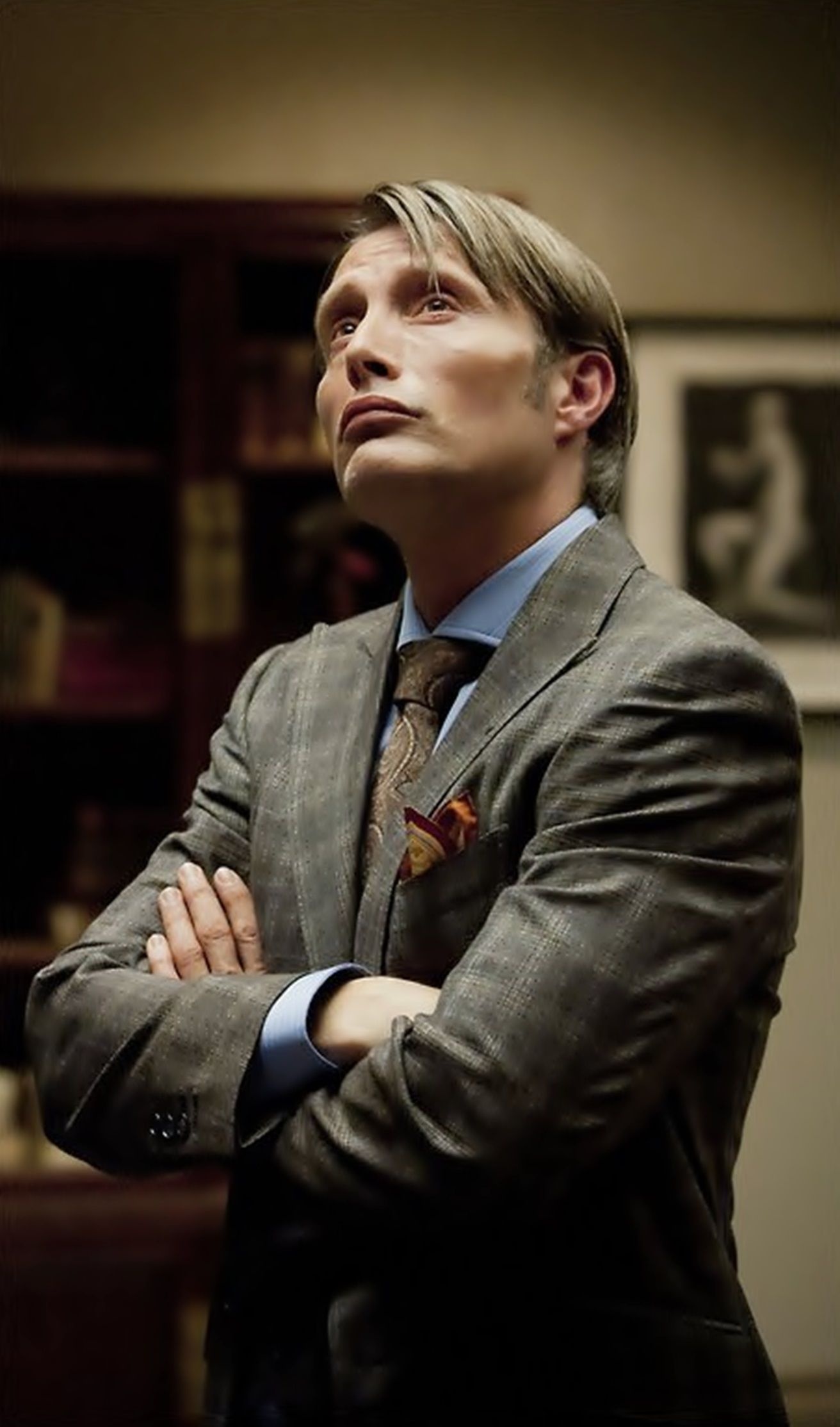 Mads Mikkelsen, Inspiration, Style icon, Danish actor, 1320x2230 HD Handy