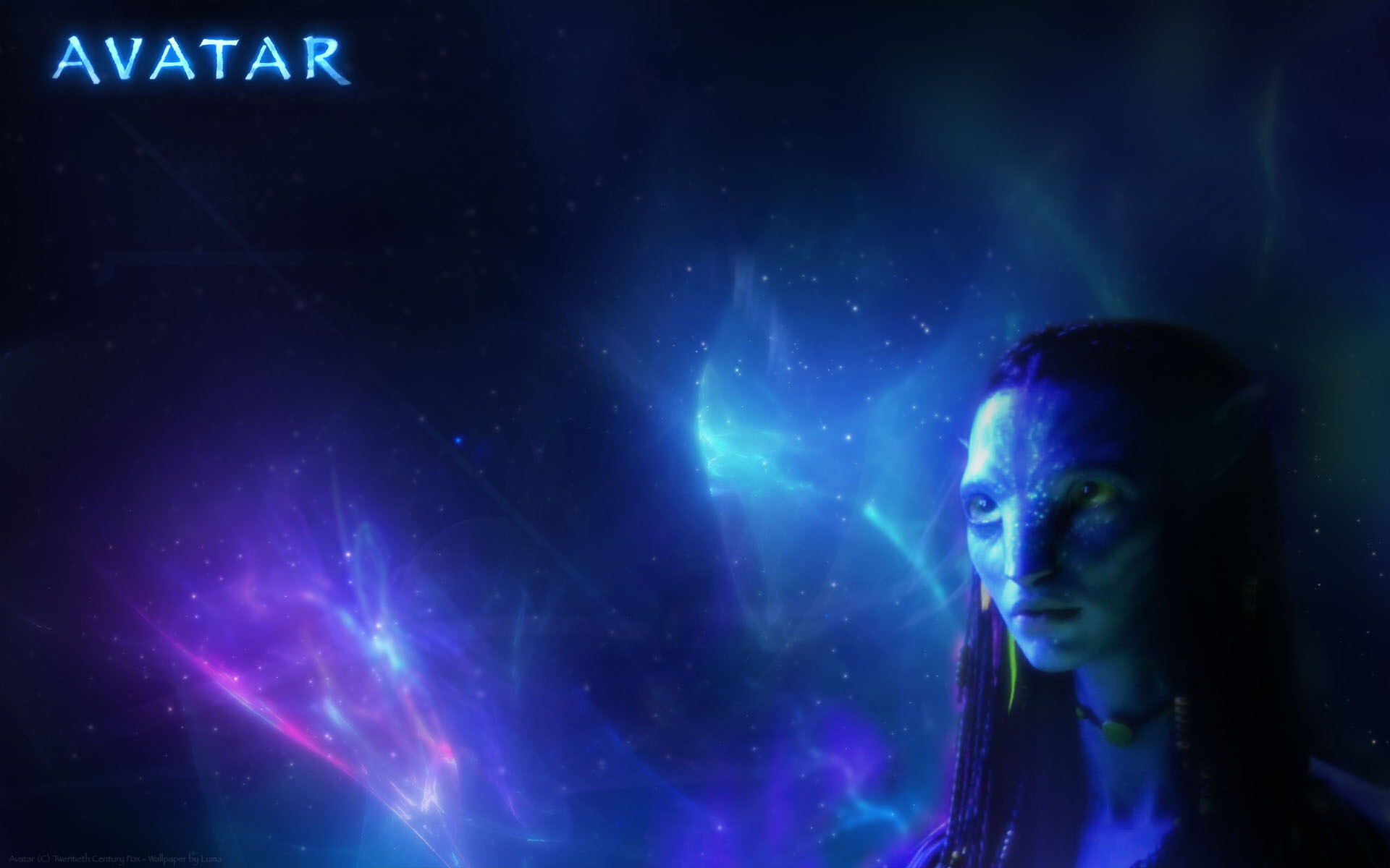 Avatar: The second-born daughter of Eytukan and Mo'at and younger sister of Sylwanin. 1920x1200 HD Background.