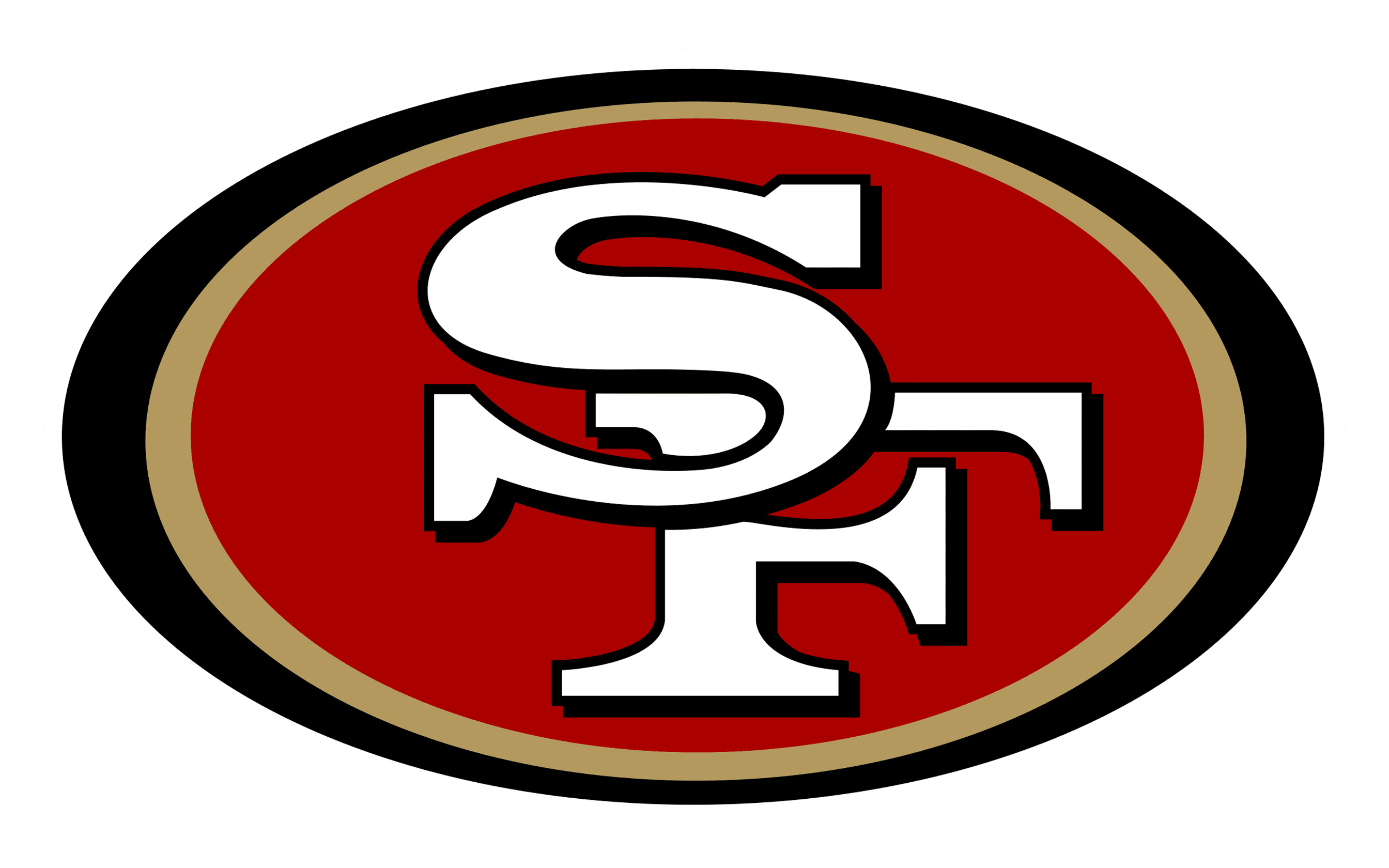 49ers logo, San Francisco 49ers history, Symbol's significance, NFL team legacy, 2690x1680 HD Desktop
