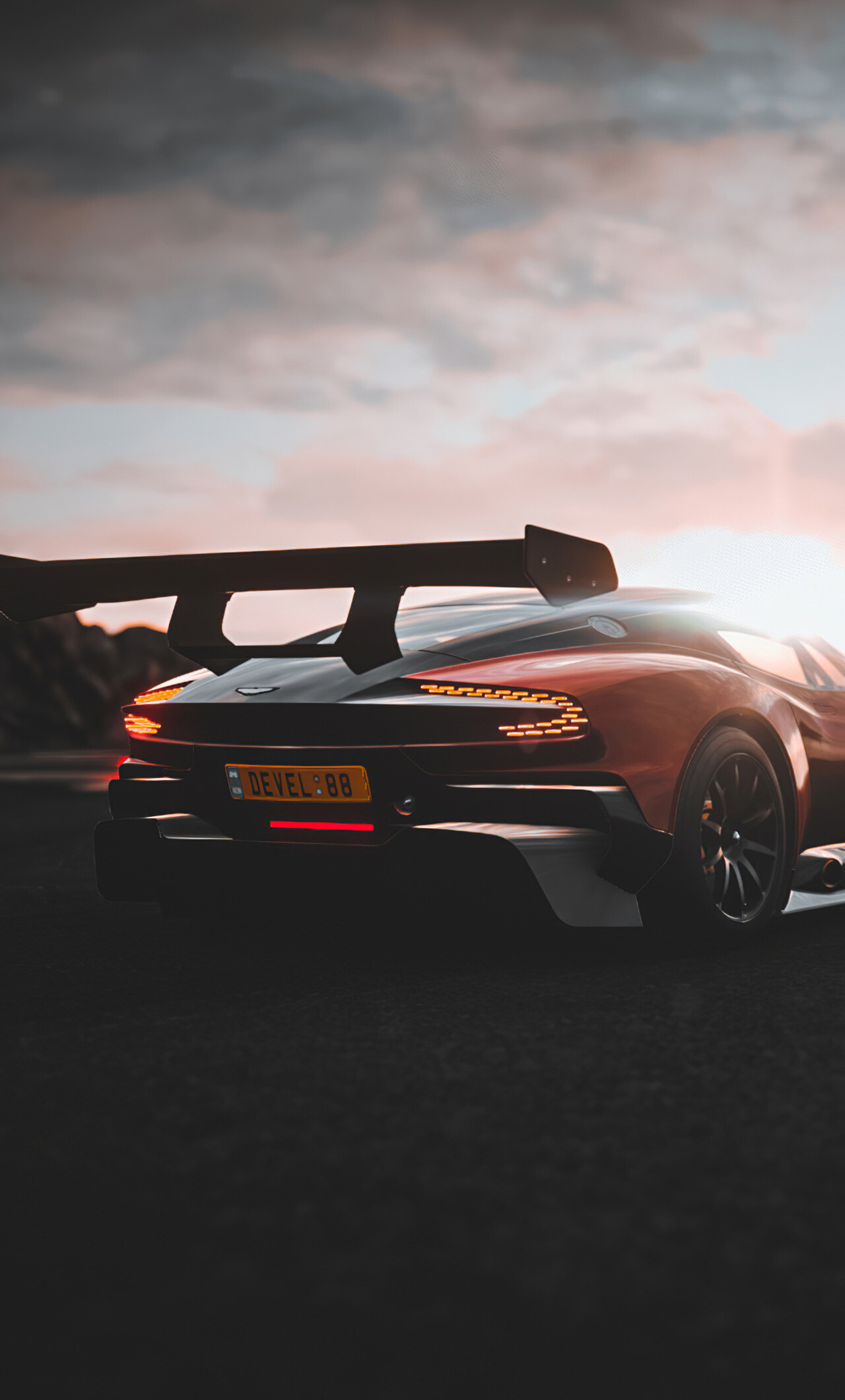 Aston Martin: AM, Producing luxury sports cars and grand tourers for over a century, Vulcan. 1280x2120 HD Background.