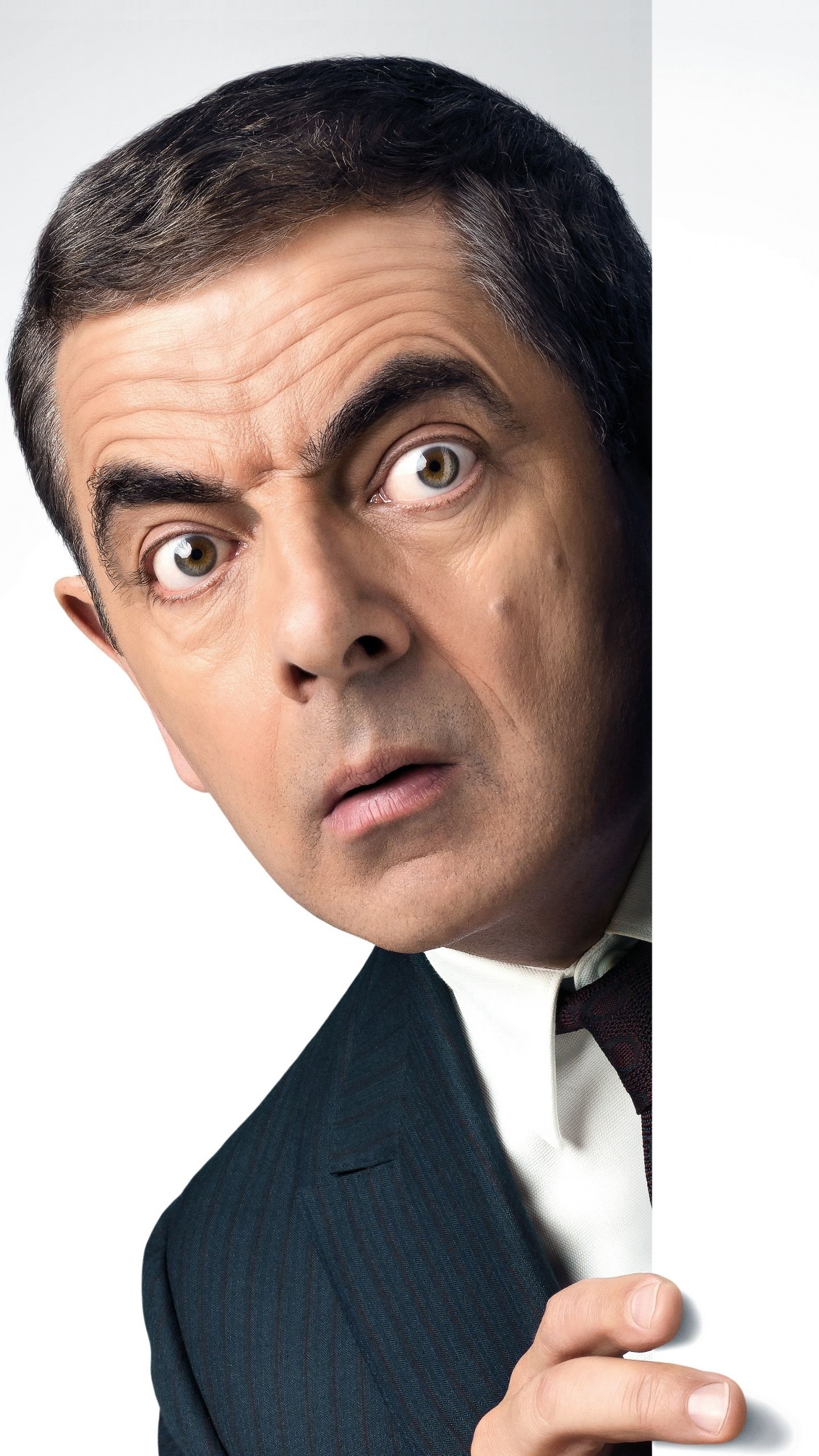 Rowan Atkinson: 2018 movie, Johnny English Strikes Again, Celebrity. 1440x2560 HD Background.