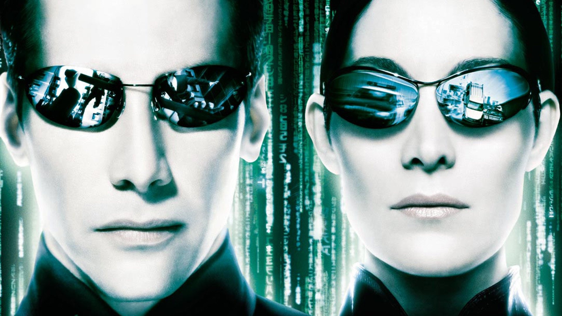 The Matrix: Reloaded, Neo, Trinity, Protagonists. 1920x1080 Full HD Wallpaper.