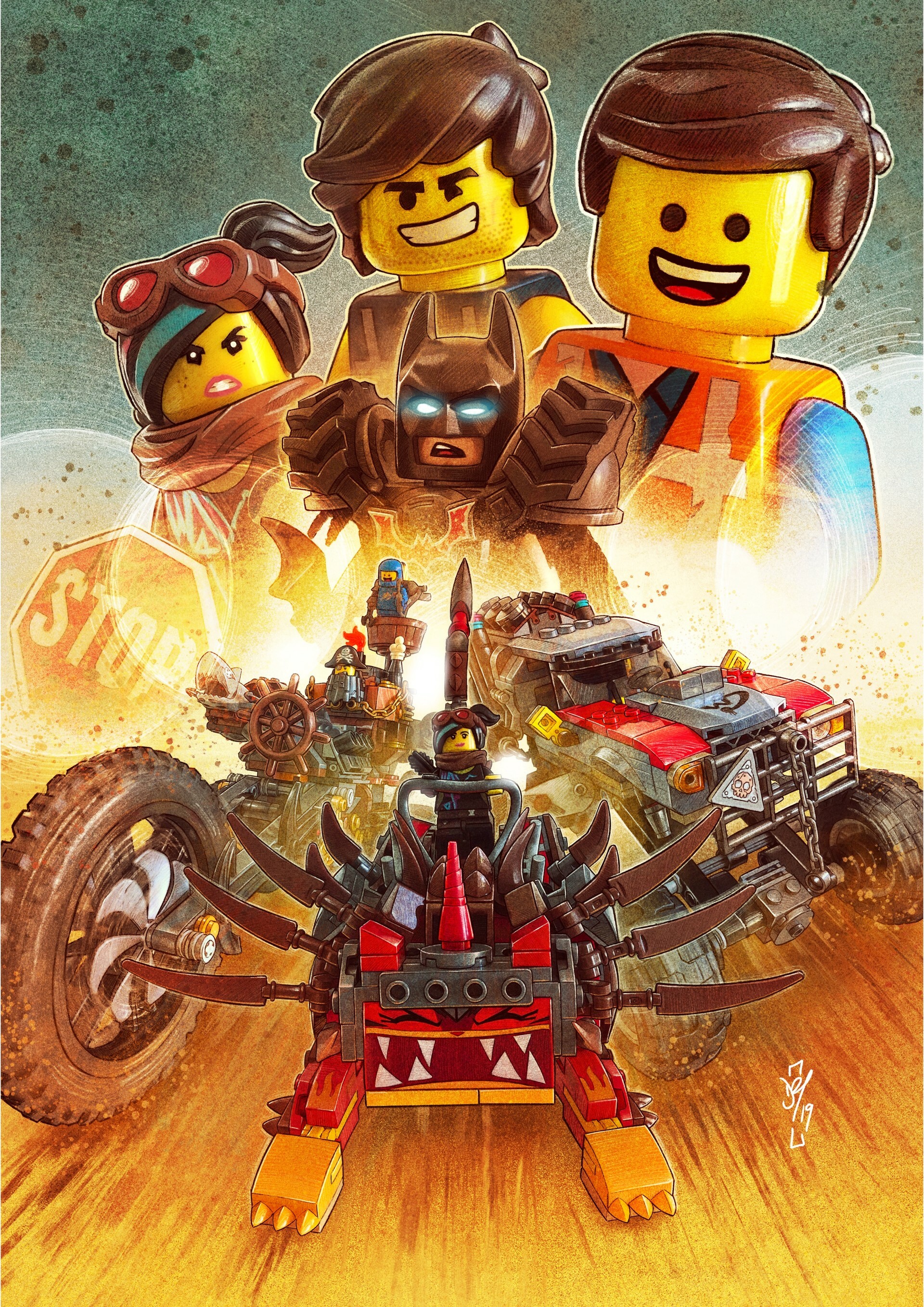 The Lego Movie: The story of toys, The fourth installment in the franchise. 1920x2720 HD Background.