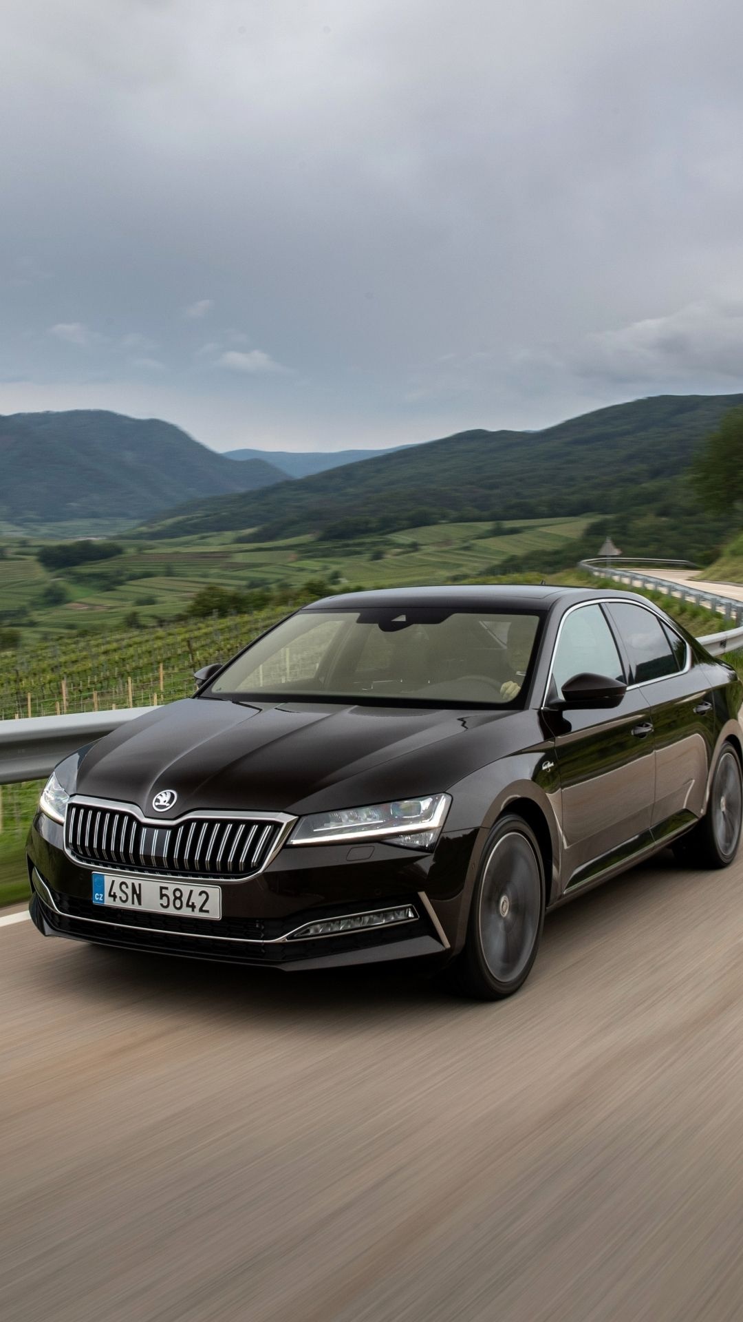 Skoda Superb, Incredible mobile wallpapers, Sophisticated design, Unmatched comfort, 1080x1920 Full HD Phone