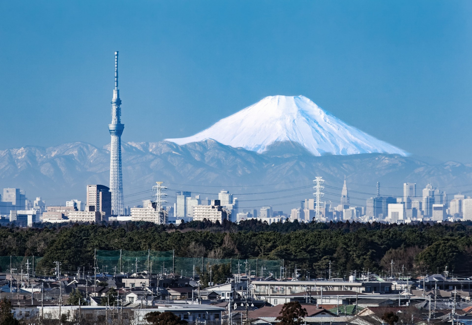Tokyo skyline, Modern metropolis, High-rise marvels, Technological hub, 1920x1330 HD Desktop