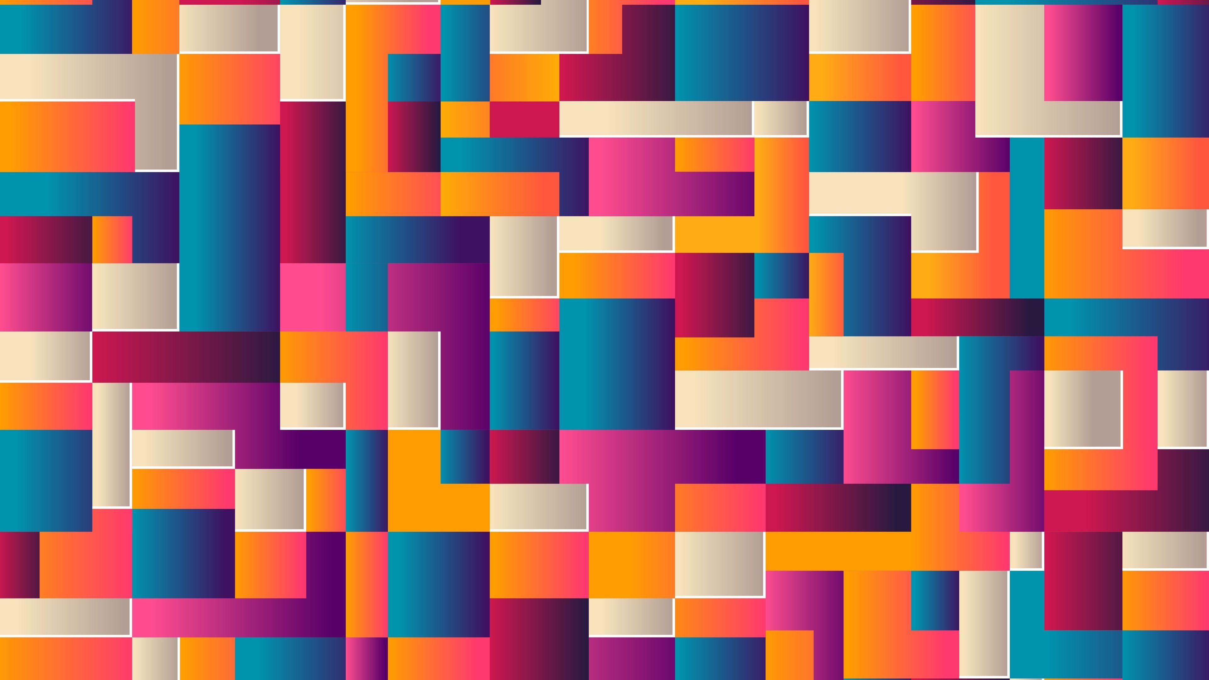Colorful abstract shapes wallpapers, Colorful abstract shapes, Backgrounds, 3840x2160 4K Desktop