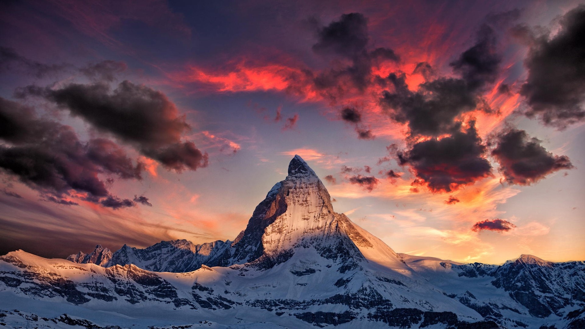 Nature mountains, Alps, HD wallpapers, Desktop backgrounds, 1920x1080 Full HD Desktop