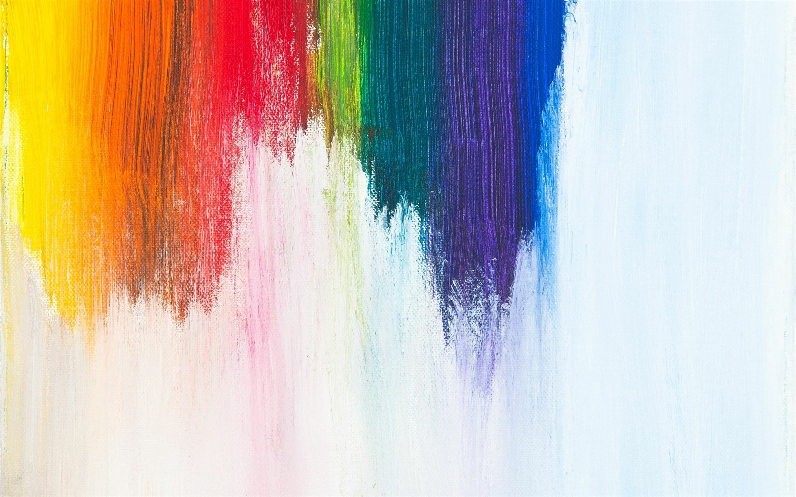 Rainbow Colors: Visualization, Abstract drawing, Illustration. 2560x1600 HD Wallpaper.