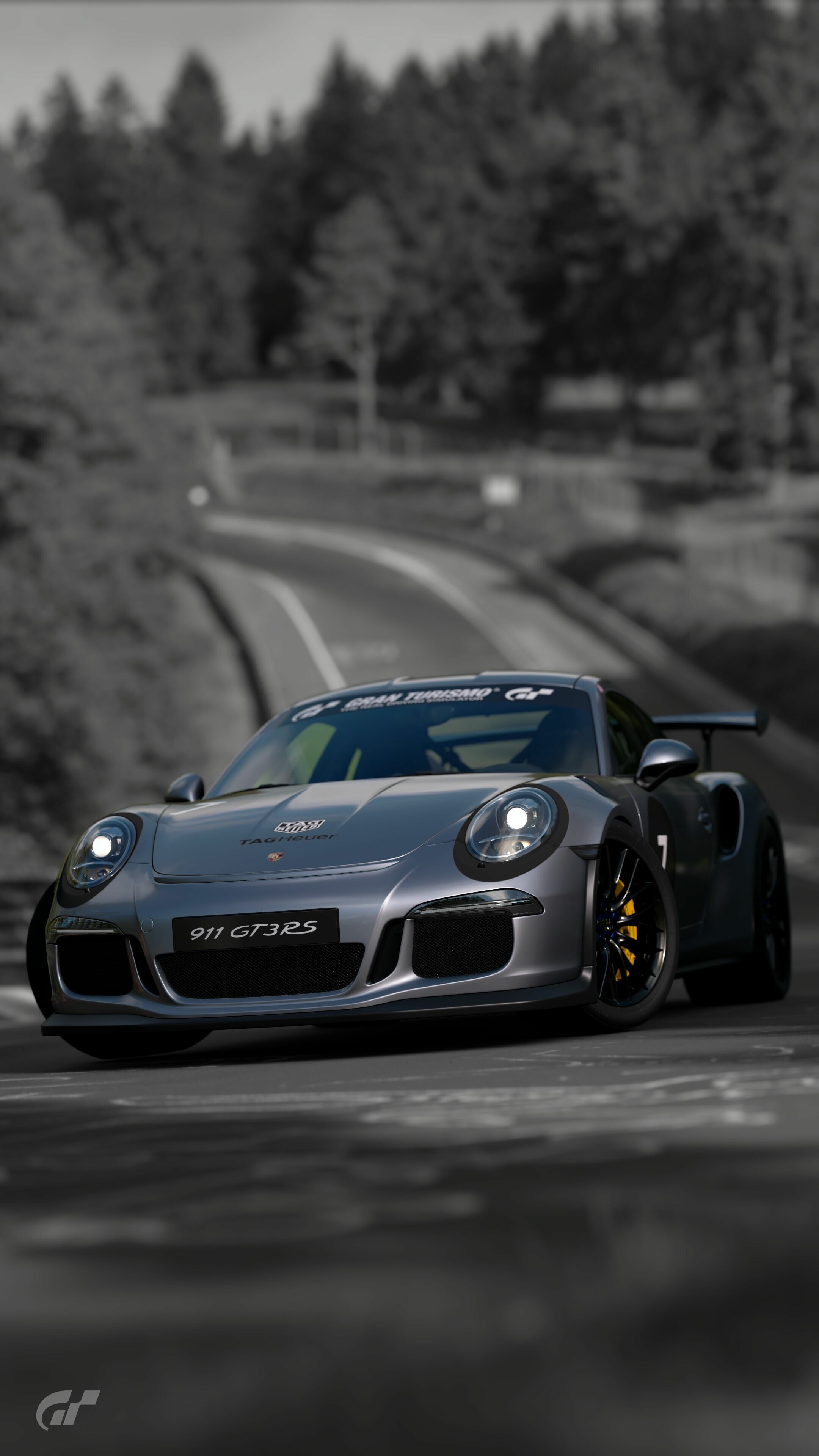 Porsche: GT3 RS, The most stunning road-legal supercar, with its upgraded aerodynamics and track-ready design. 2160x3840 4K Wallpaper.