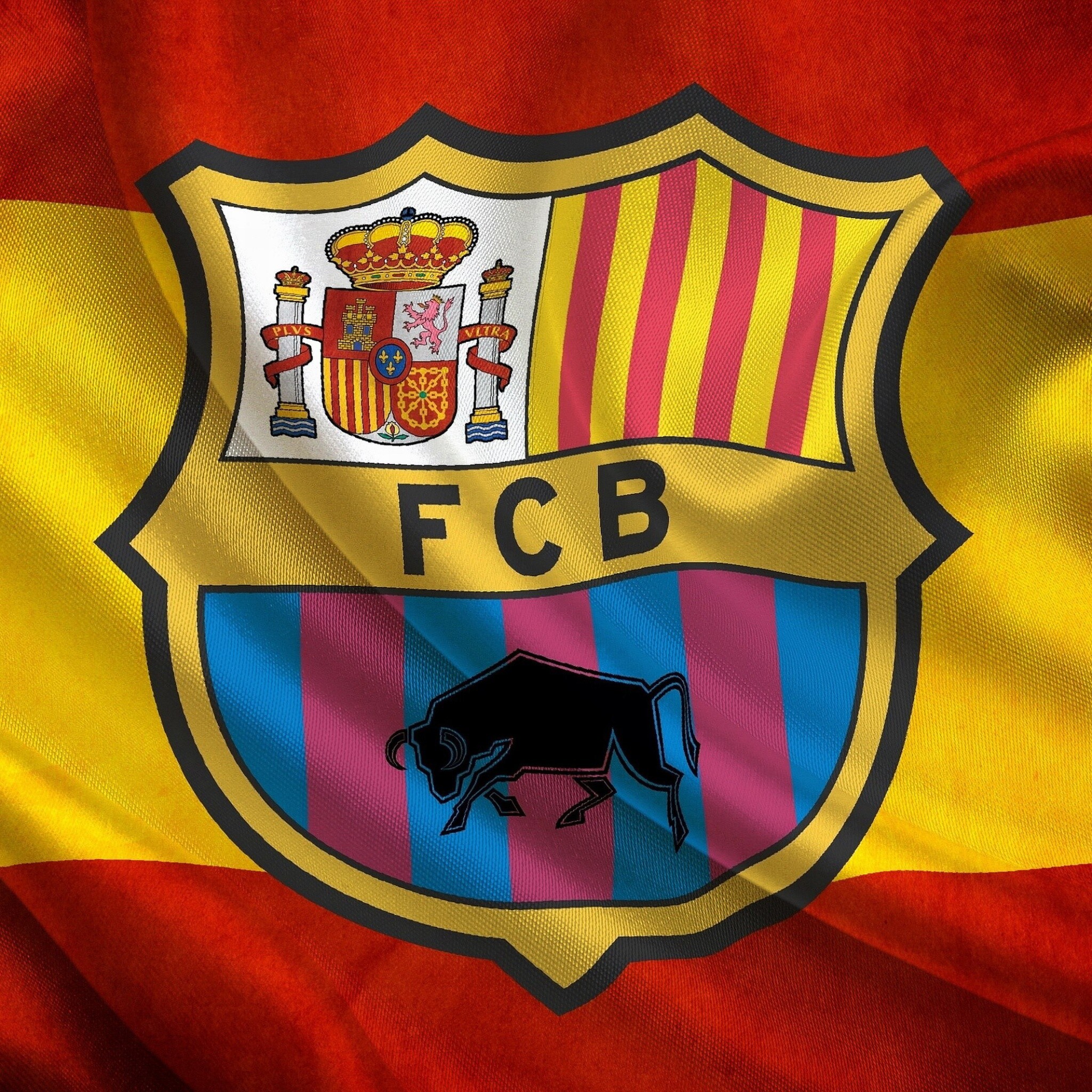 FC Barcelona: Spanish club, Competes in La Liga, the top flight of Spanish football. 2050x2050 HD Wallpaper.
