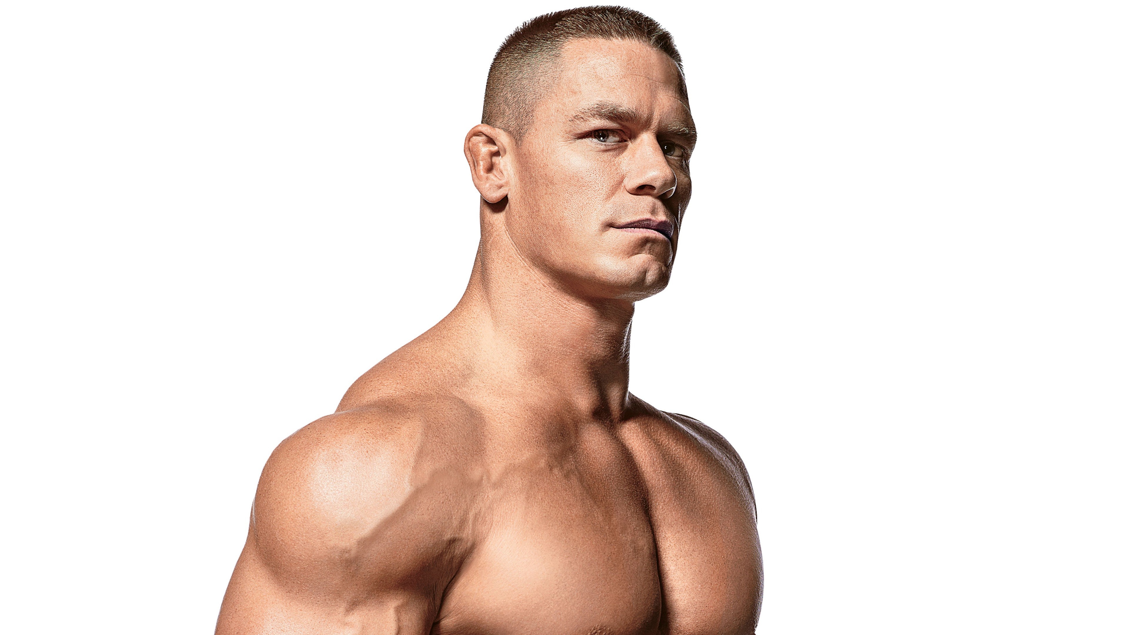 John Cena movies, Schauspieler portrait, Muscular physique, High resolution, 3840x2160 4K Desktop