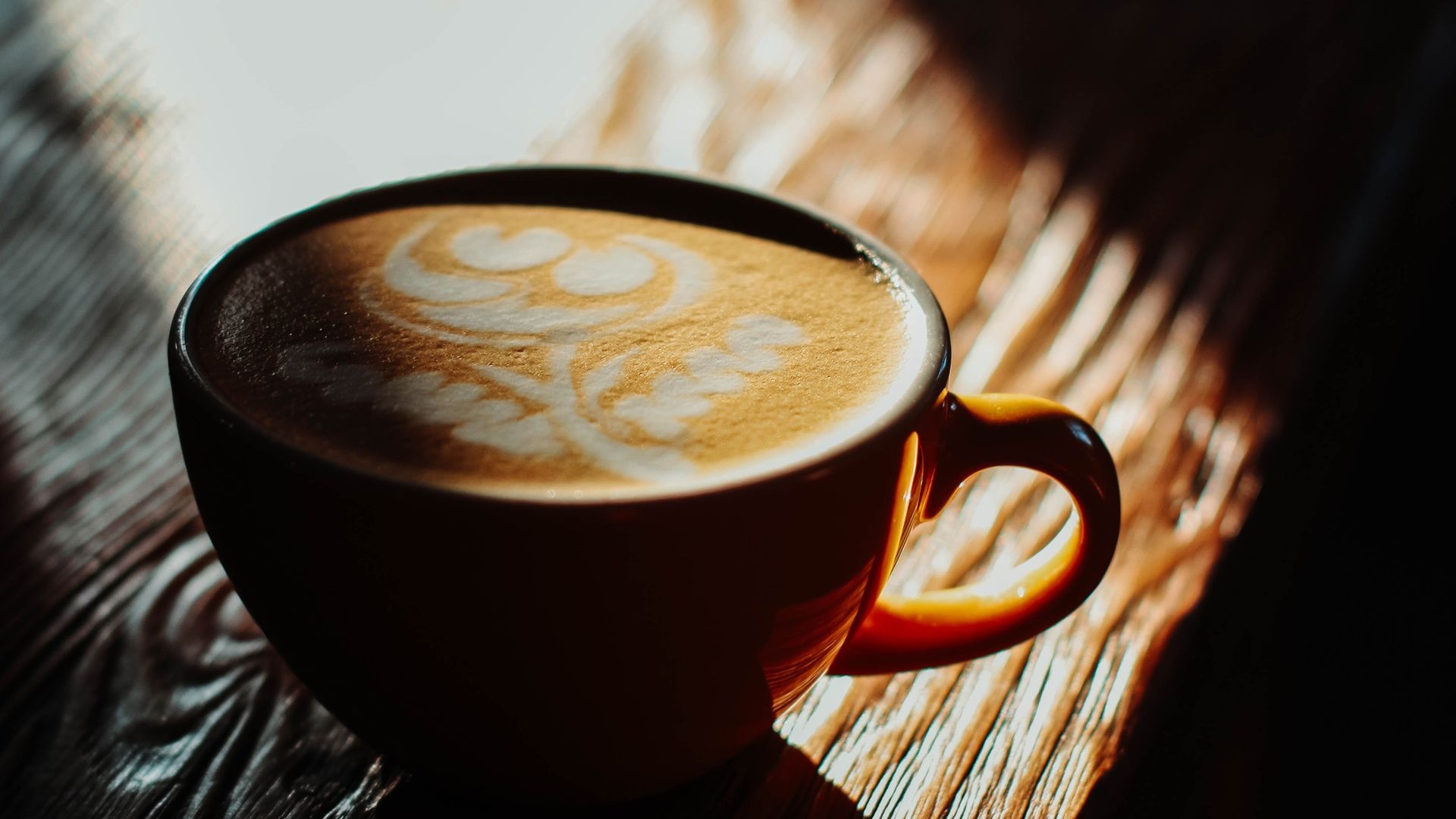 Artistic latte creations, Scenic cappuccino cups, HD coffee cup wallpaper, Coffee art appreciation, 1920x1080 Full HD Desktop