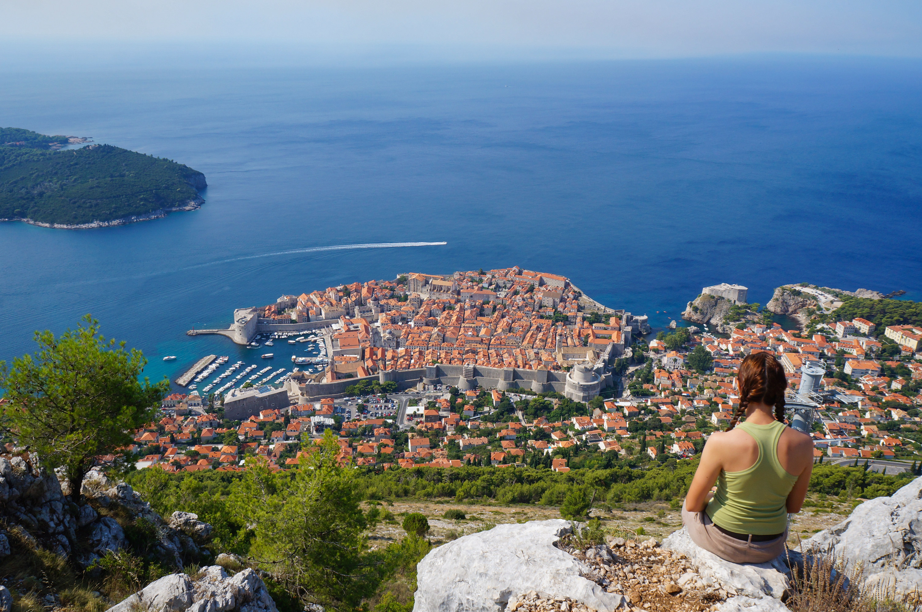 Adriatic Sea, Medieval walls of Dubrovnik, Relaxation in Croatia, Stunning walled city, 3010x2000 HD Desktop