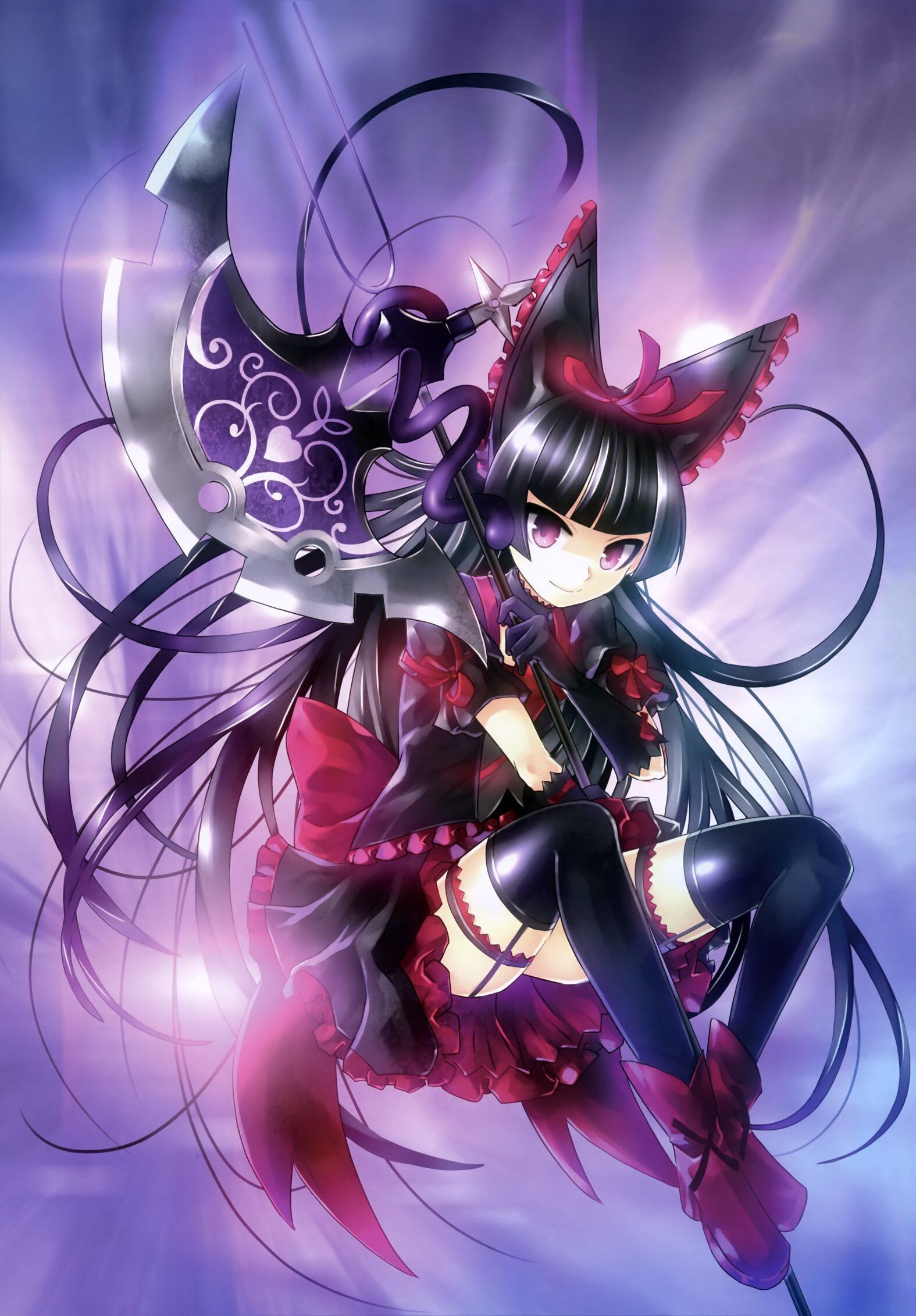 Gate (Anime): The third youngest Apostle of the Twelve Apostles, Rory Mercury. 1580x2270 HD Wallpaper.