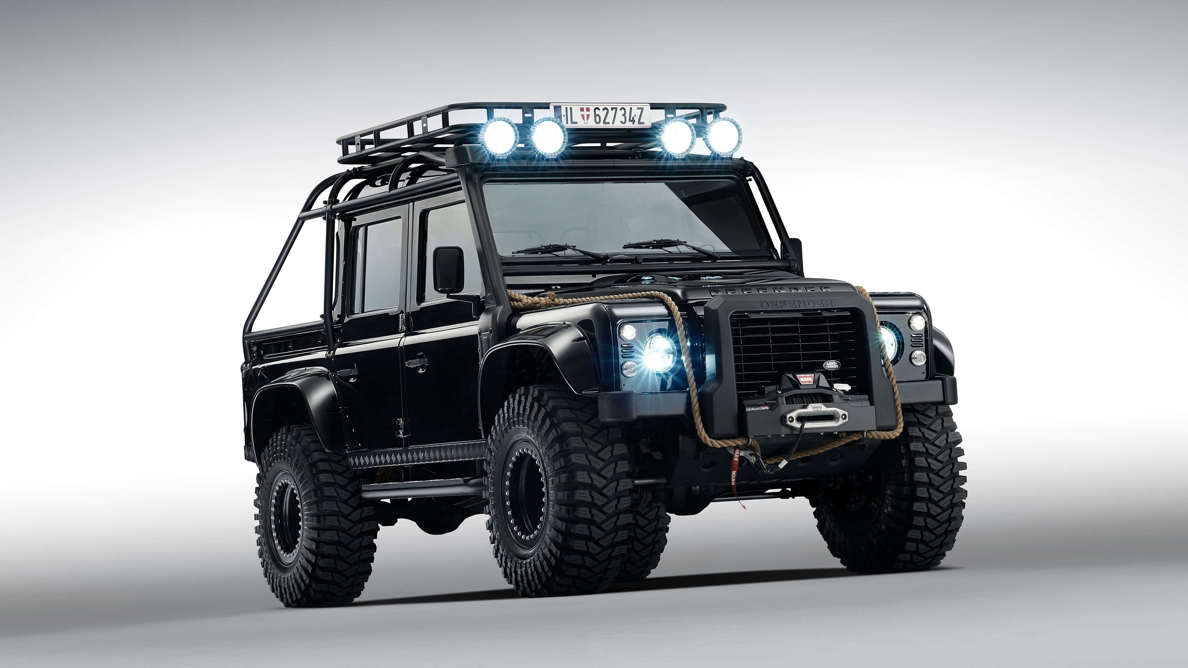 Land Rover Defender, Spectre movie, Bond car, Luxury SUV, 3840x2160 4K Desktop