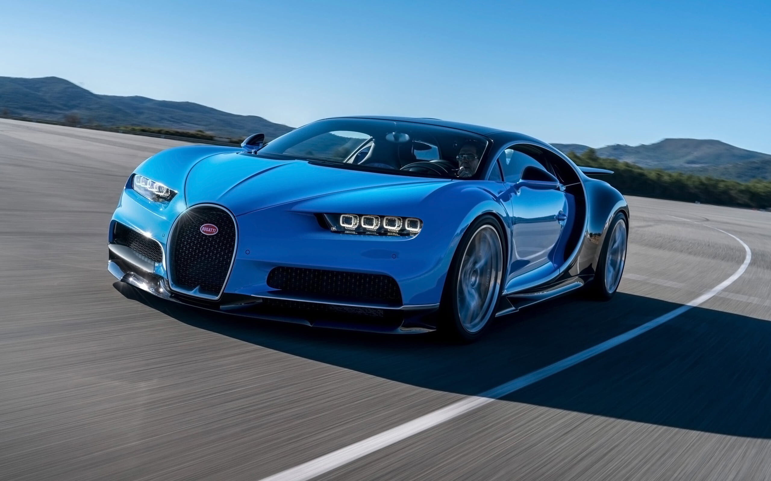 Bugatti: Chiron, based on the Vision Gran Turismo concept car. 2560x1600 HD Wallpaper.