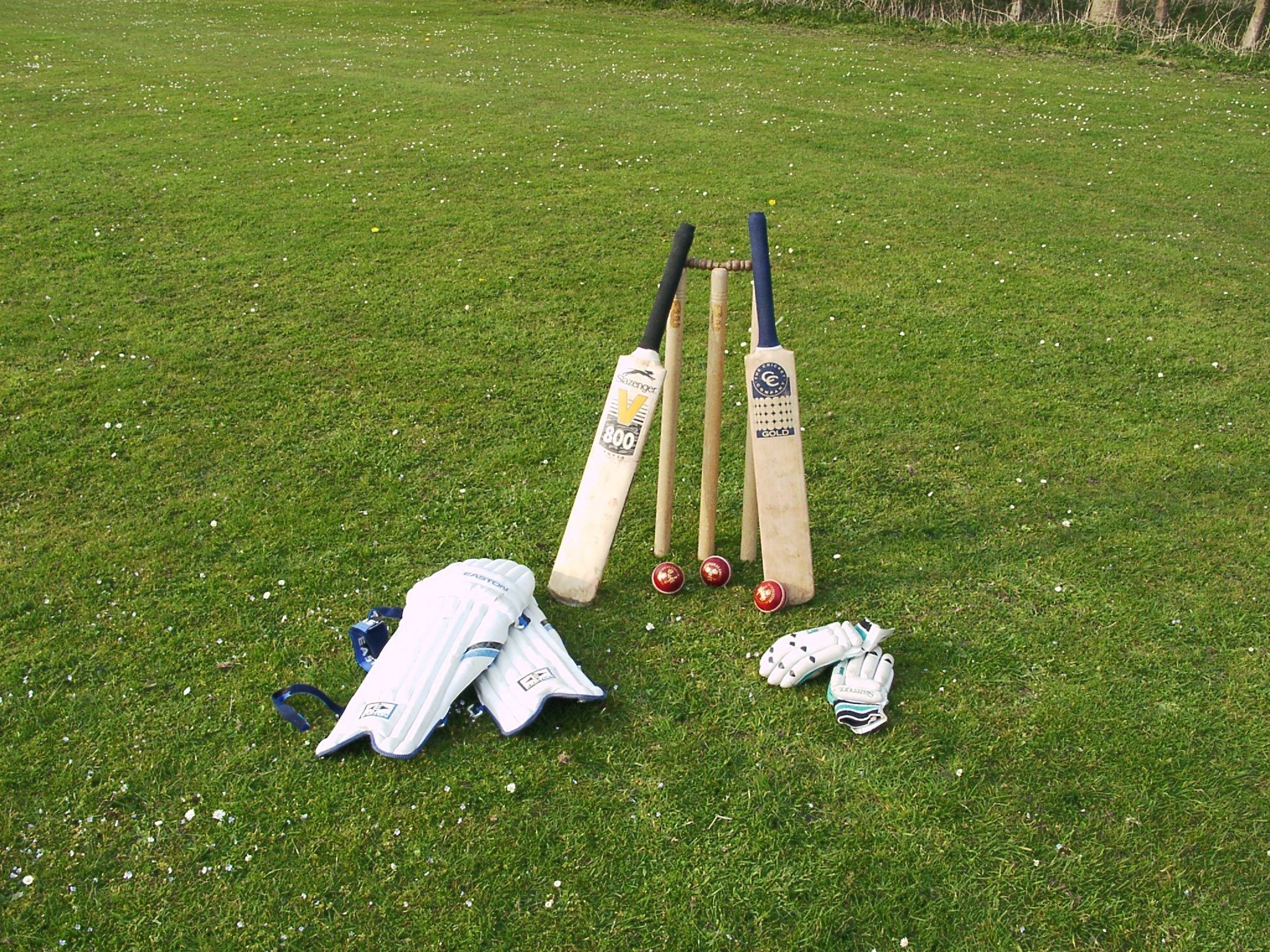 Cricket: Traditional equipment for playing original English bat-and-ball game, Competitive sport. 2050x1540 HD Wallpaper.