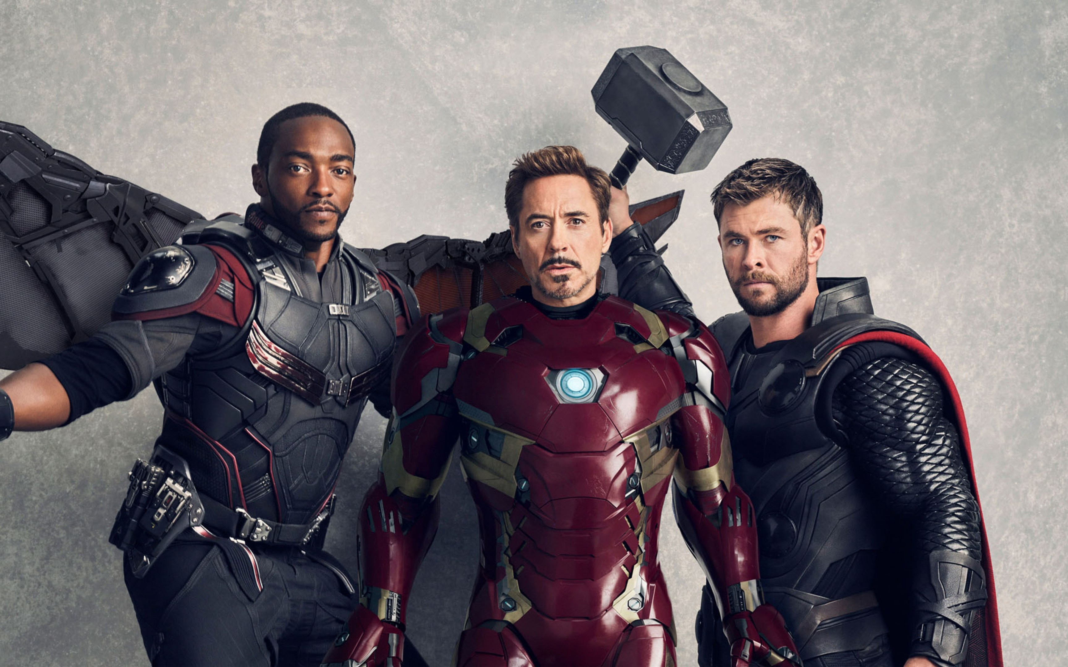 Falcon, Avengers Infinity War, Iron Man, Thor, 3460x2160 HD Desktop
