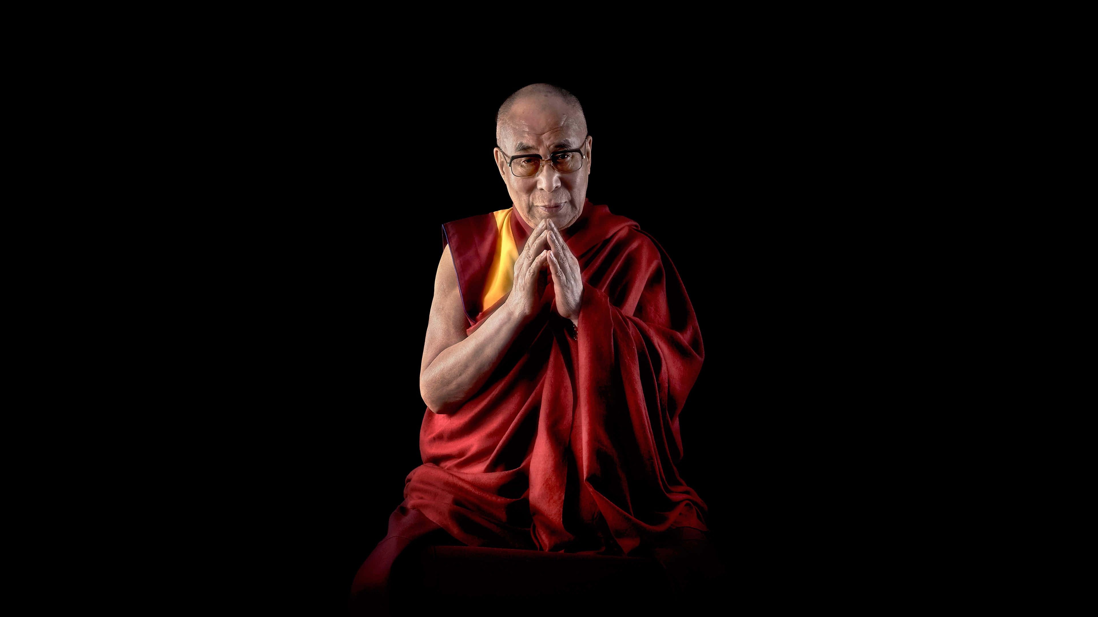 Dalai Lama: A title given by the Tibetan people to the foremost spiritual leader of the Gelug school. 3840x2160 4K Wallpaper.