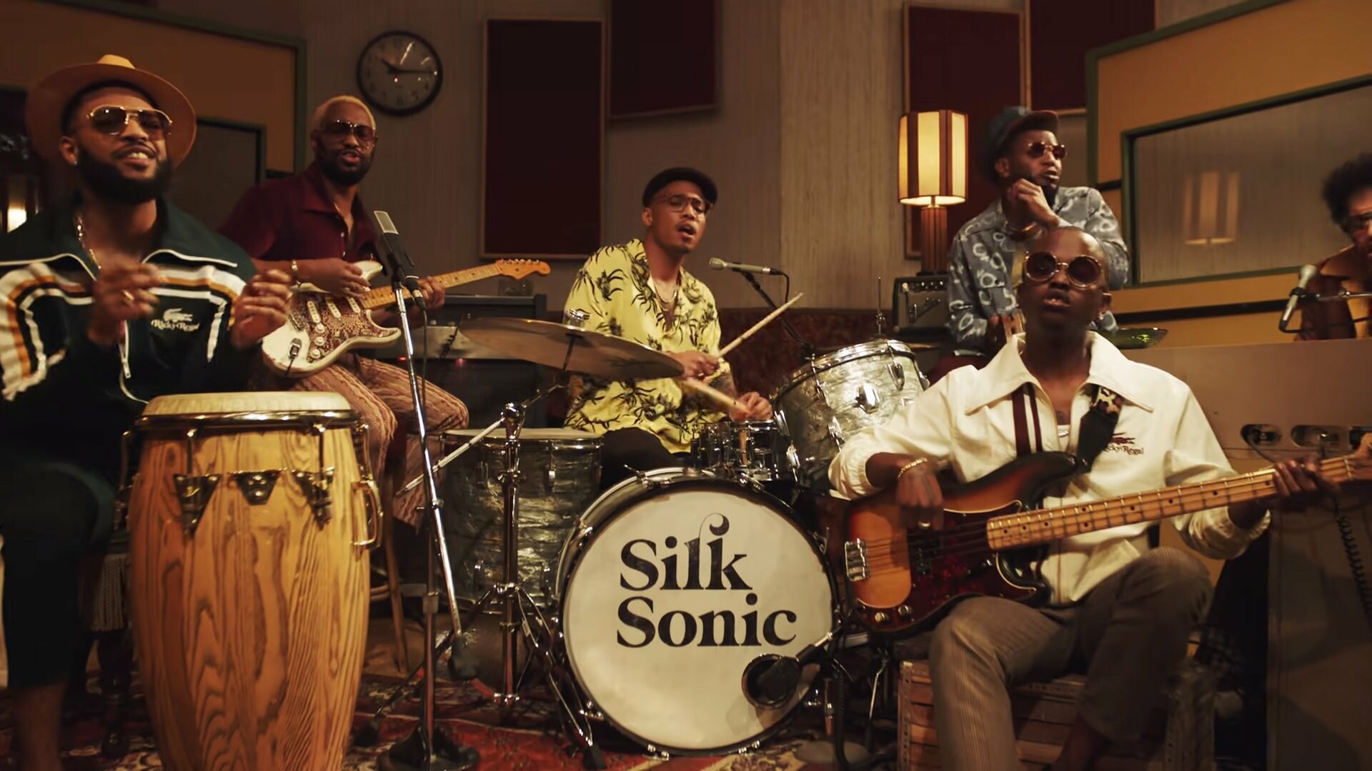 Silk Sonic: Bruno Mars, Anderson .Paak, Leave the Door Open, Music. 1920x1080 Full HD Wallpaper.